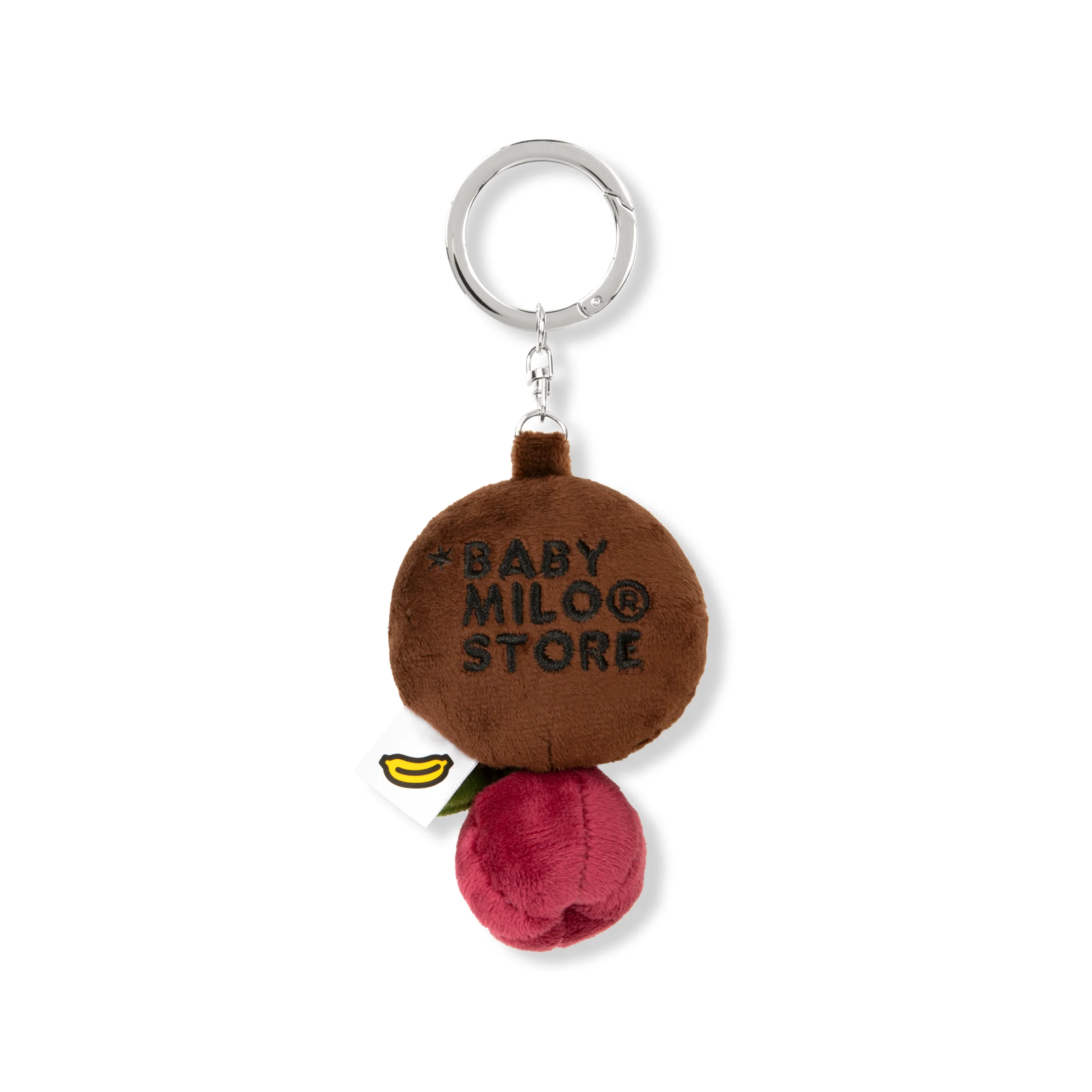 BABY MILO CHERRY PLUSH DOLL TAPE MEASURE KEYCHAIN - Image 2