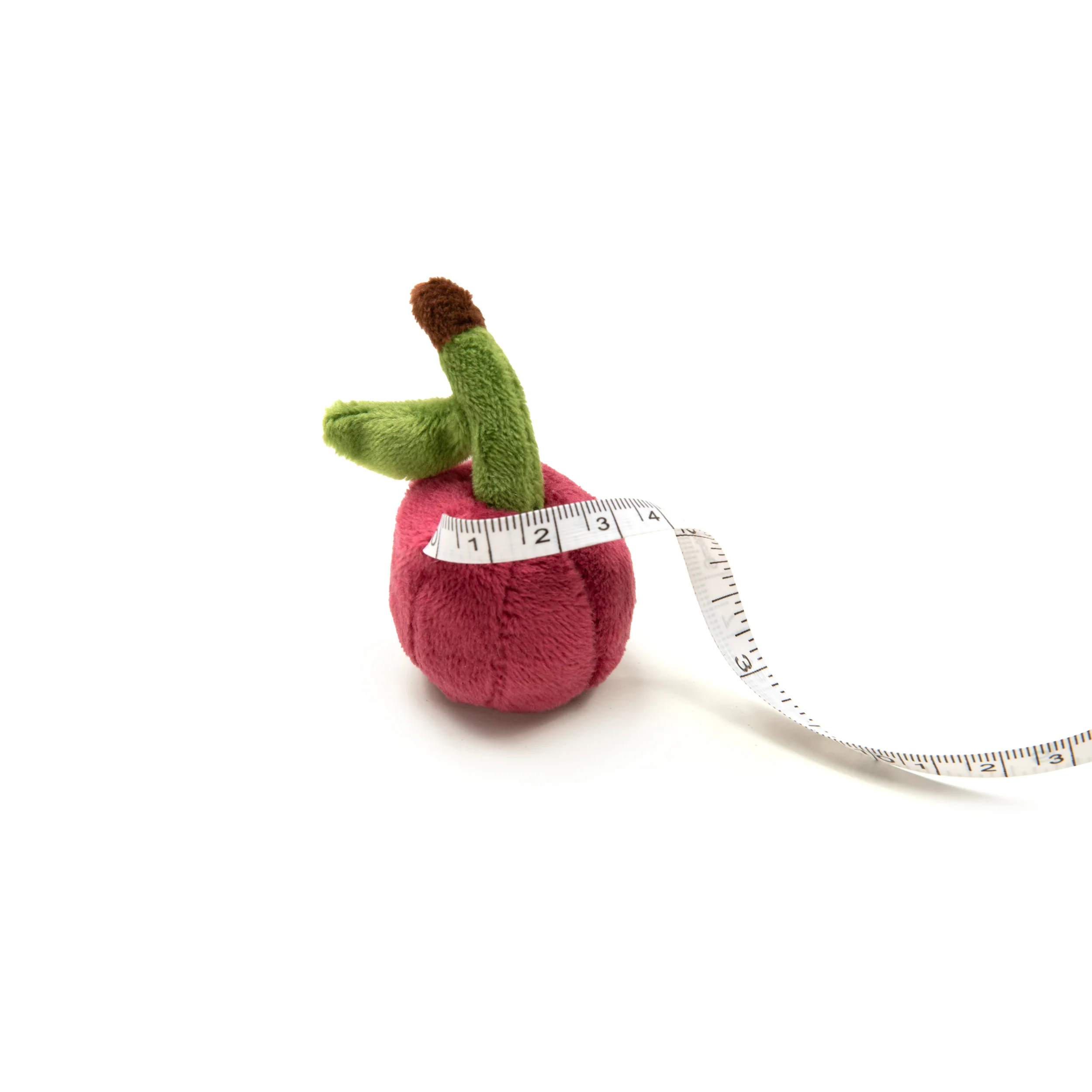 BABY MILO CHERRY PLUSH DOLL TAPE MEASURE KEYCHAIN - Image 4