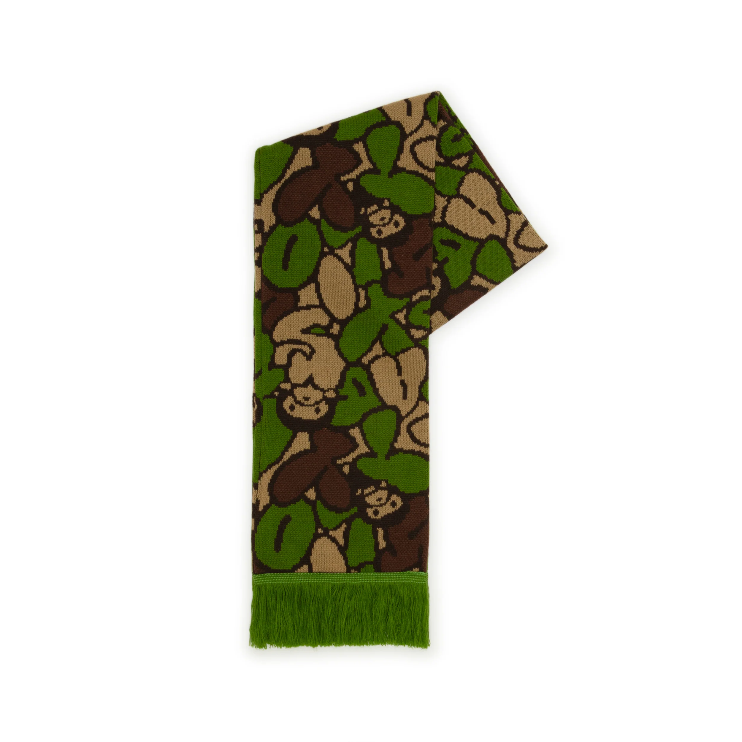 BUBBLE CAMO KNIT SCARF - Image 5
