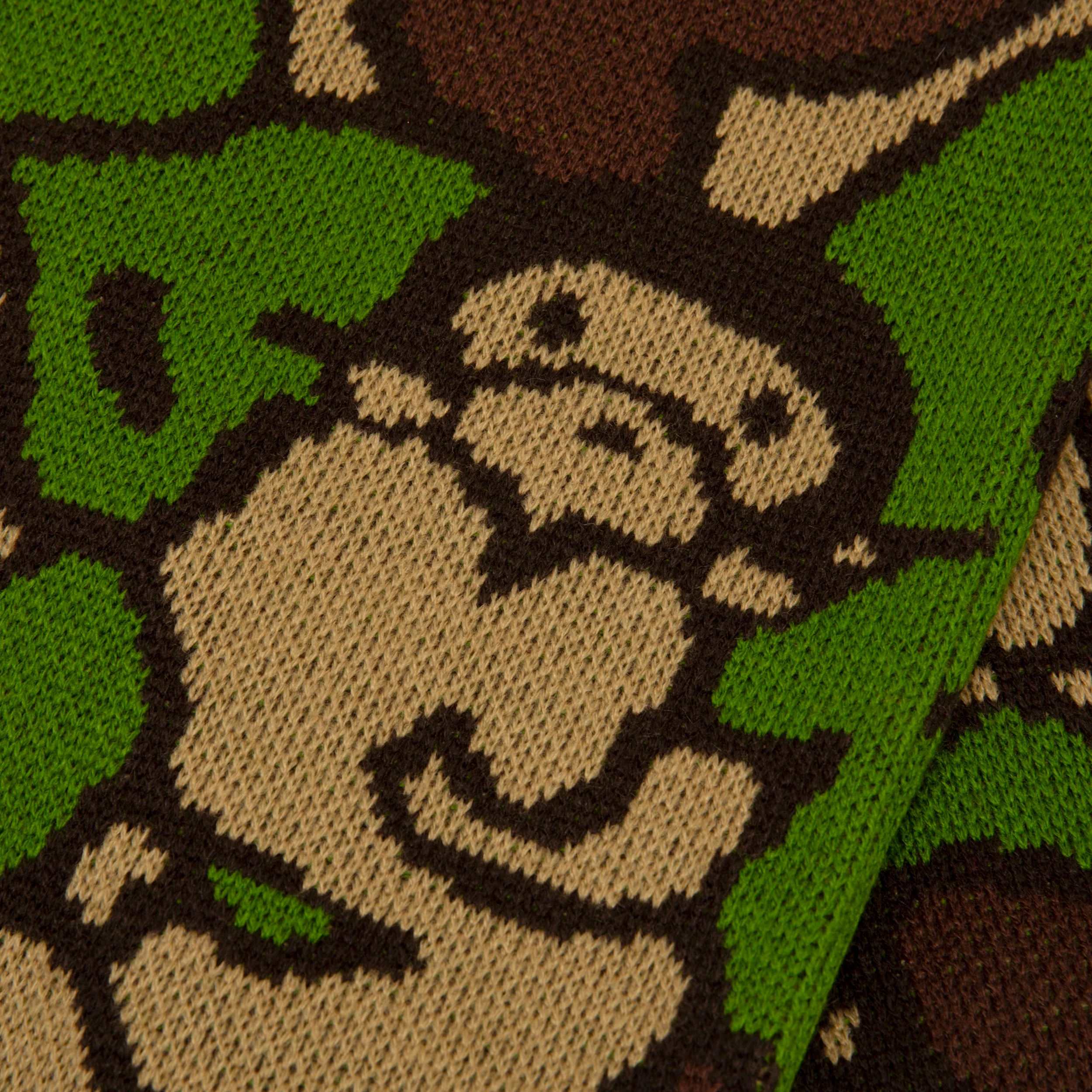BUBBLE CAMO KNIT SCARF - Image 6