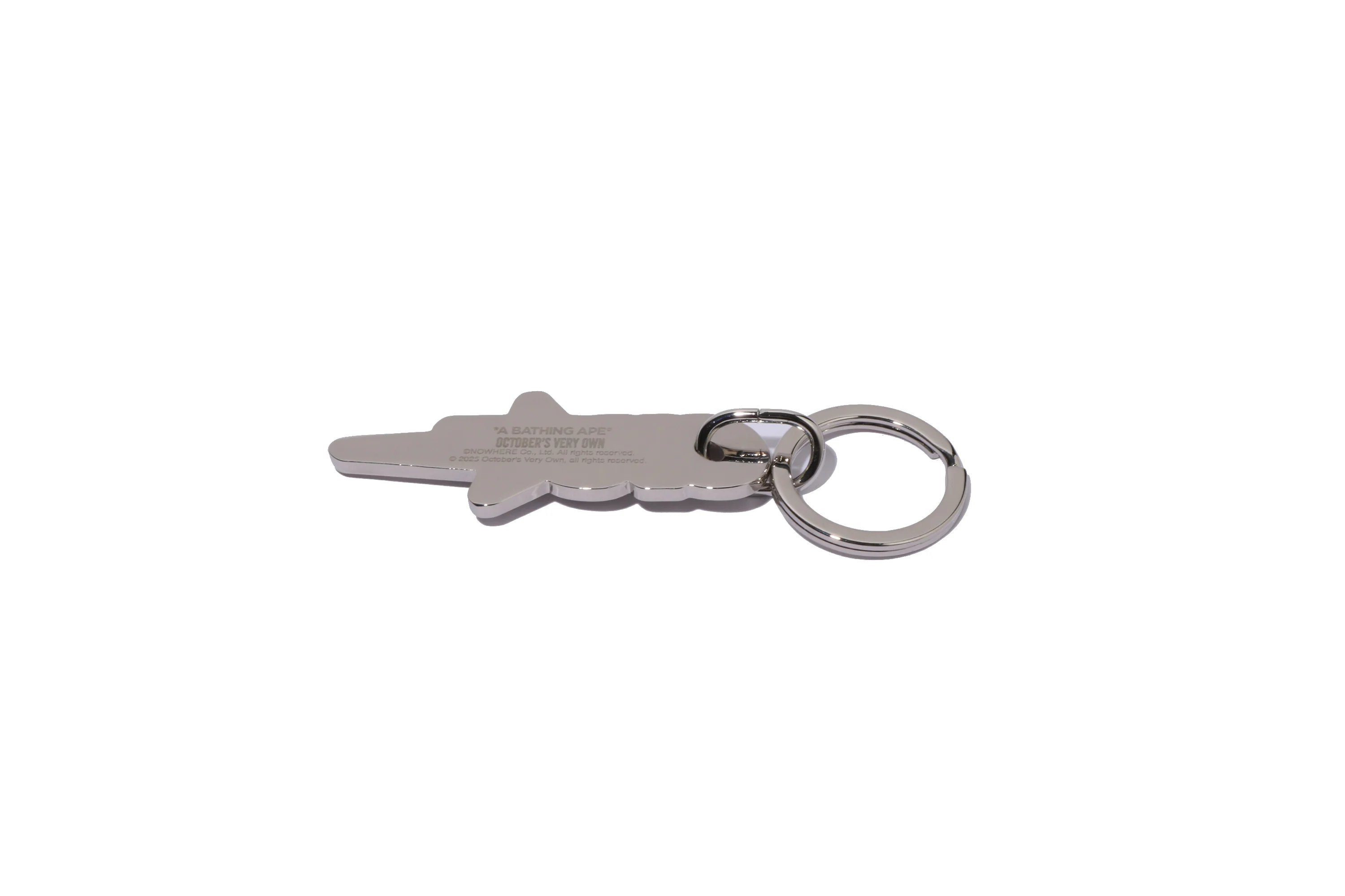 BAPE X OVO OVO STA METAL KEY CHAIN - Image 2
