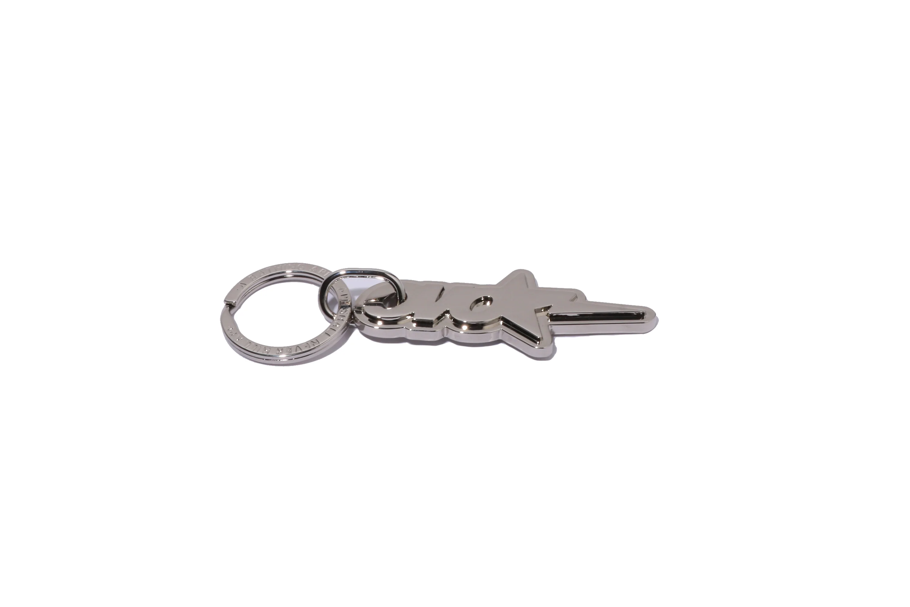 BAPE X OVO OVO STA METAL KEY CHAIN - Image 3