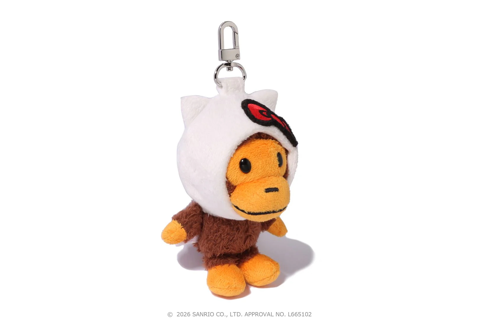 BAPE X HELLO KITTY PLUSH DOLL KEYCHAIN - Image 3