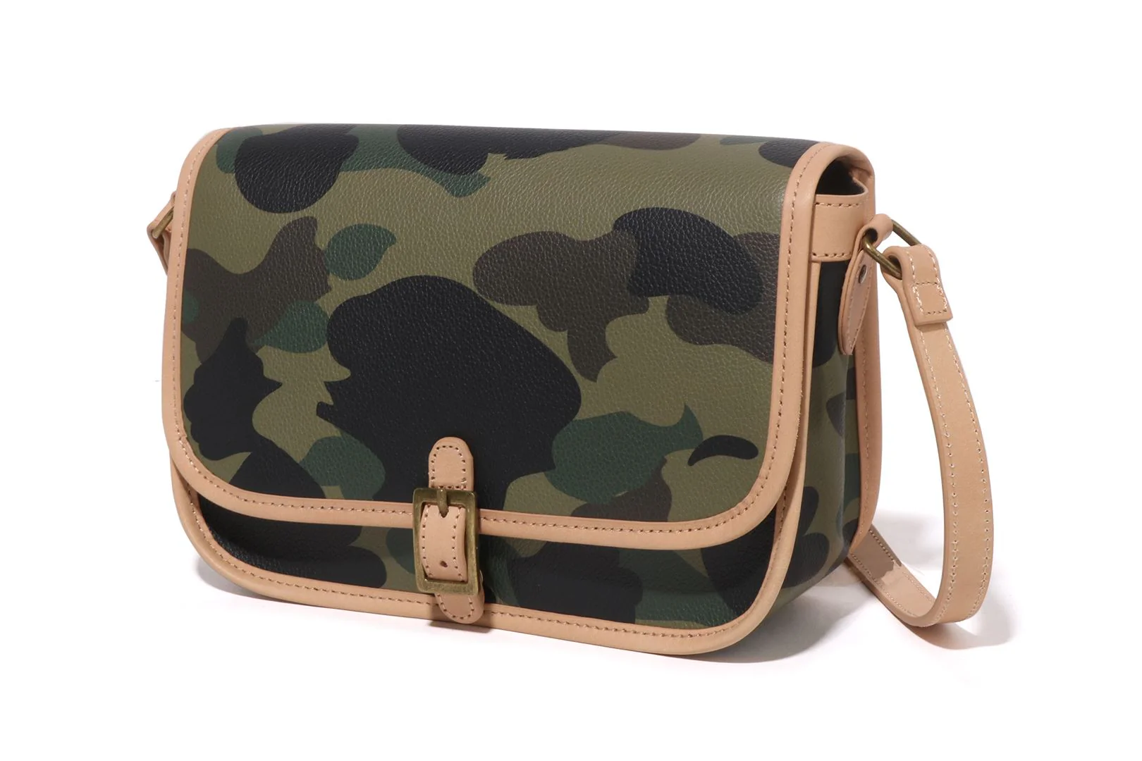 1ST CAMO LEATHER SHOULDER BAG - Image 3