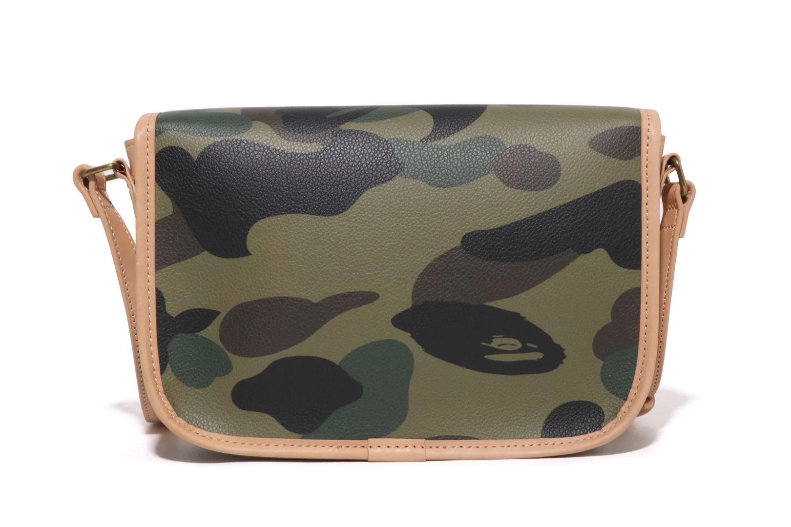 1ST CAMO LEATHER SHOULDER BAG - Image 4