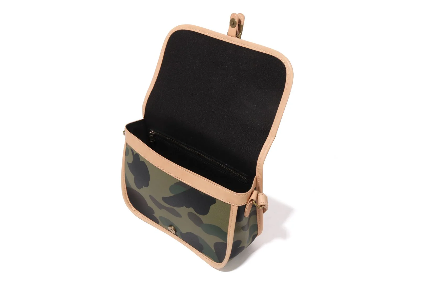 1ST CAMO LEATHER SHOULDER BAG - Image 5