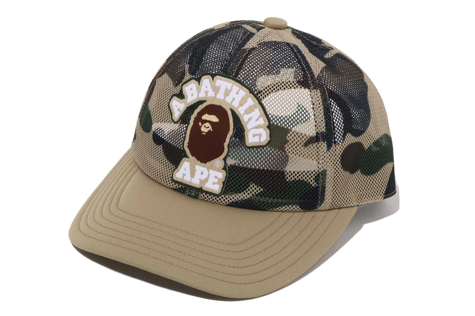 1ST CAMO COLLEGE EMBRODERY PATCHED MESH CAP - Image 3
