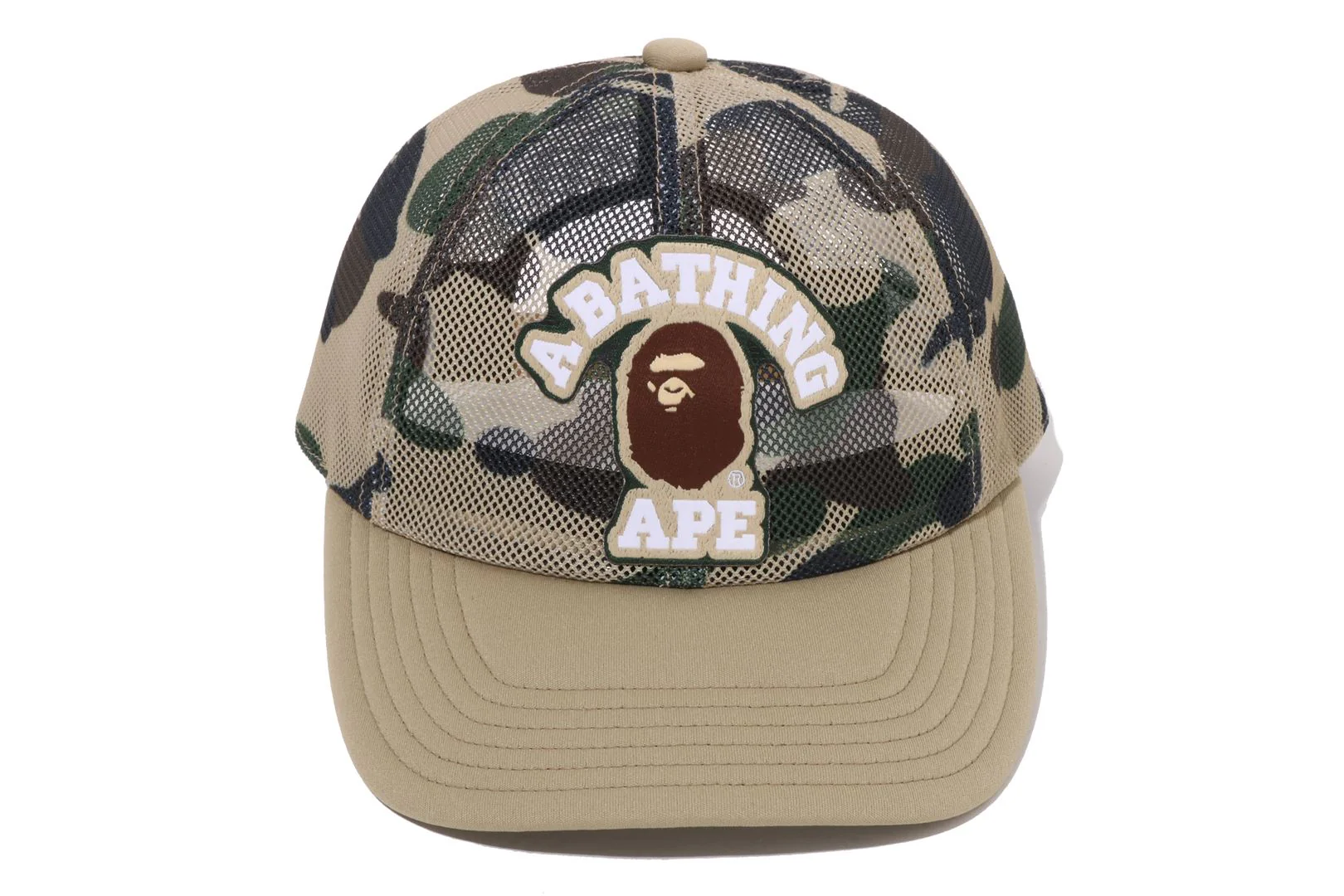 1ST CAMO COLLEGE EMBRODERY PATCHED MESH CAP - Image 6