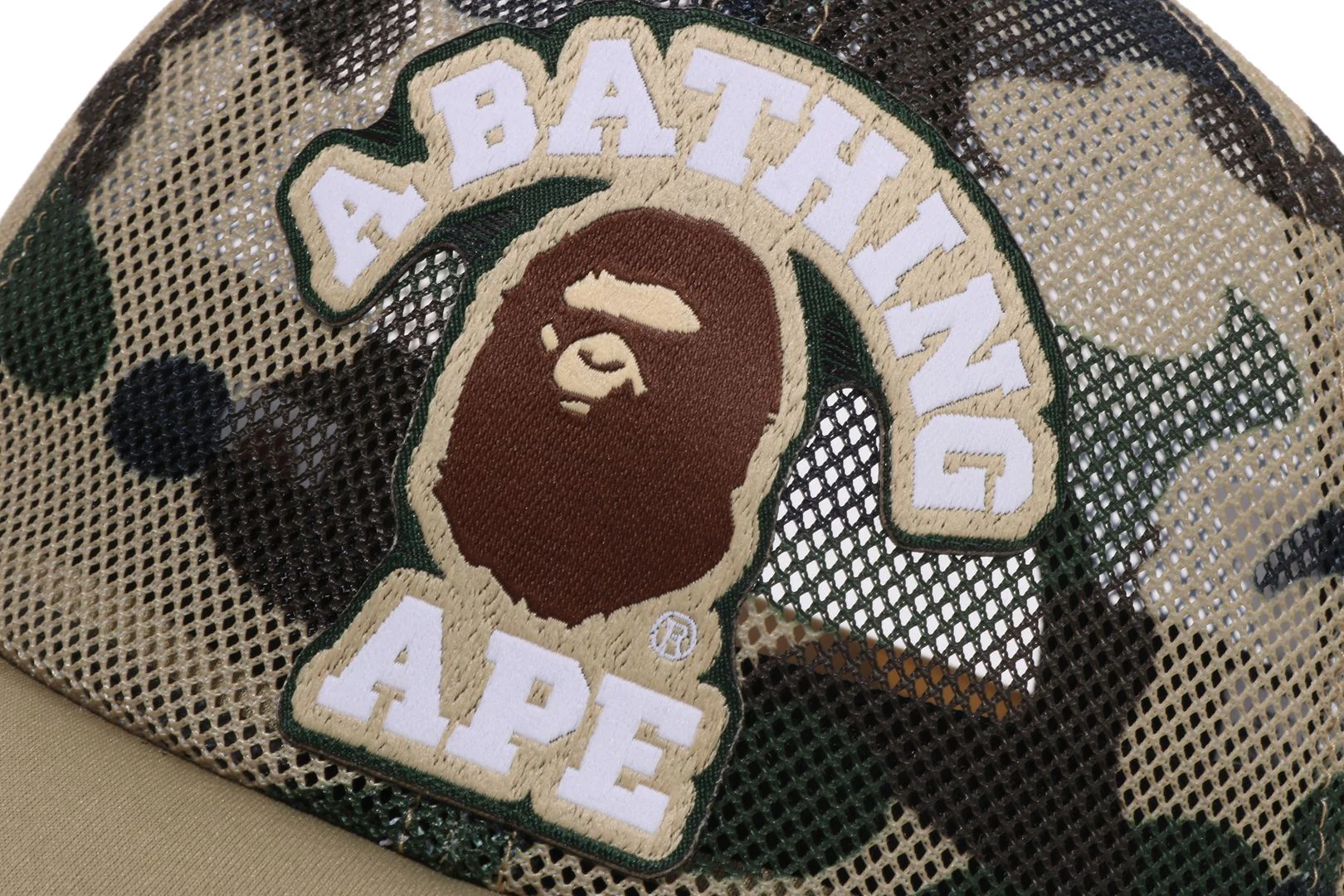 1ST CAMO COLLEGE EMBRODERY PATCHED MESH CAP - Image 7