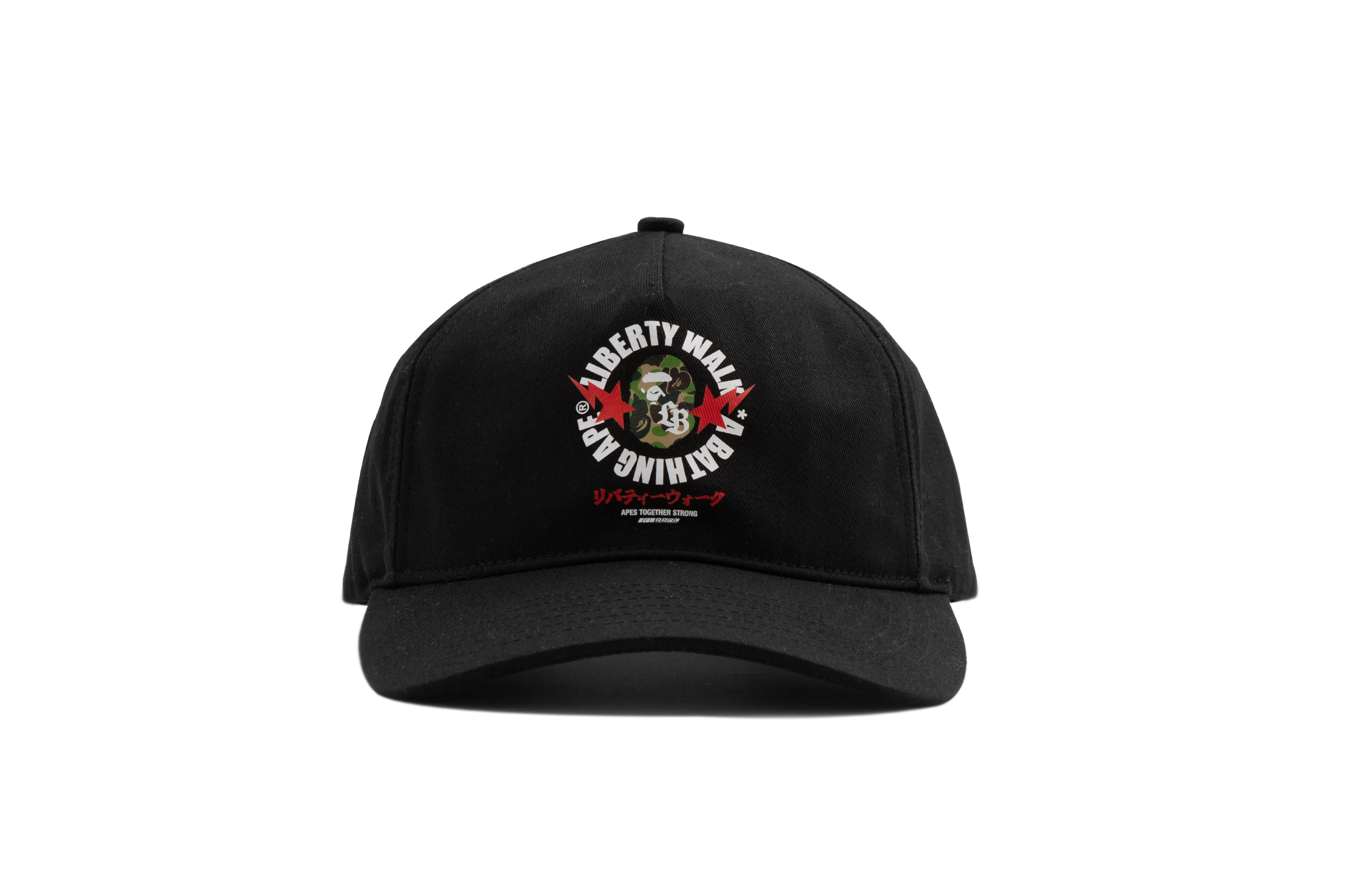 BAPE X LIBERTY WALK ABC CAMO APE HEAD COTTON TWILL CAP - Image 2