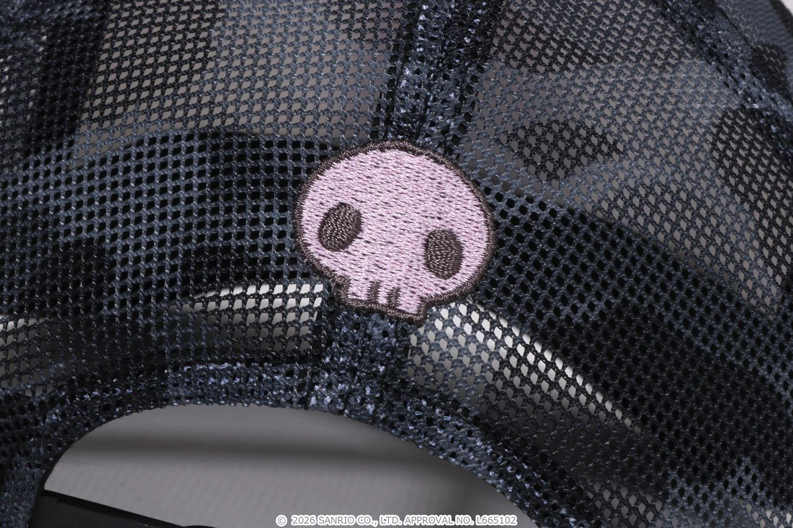 BAPE X KUROMI ABC CAMO MESH CAP - Image 5