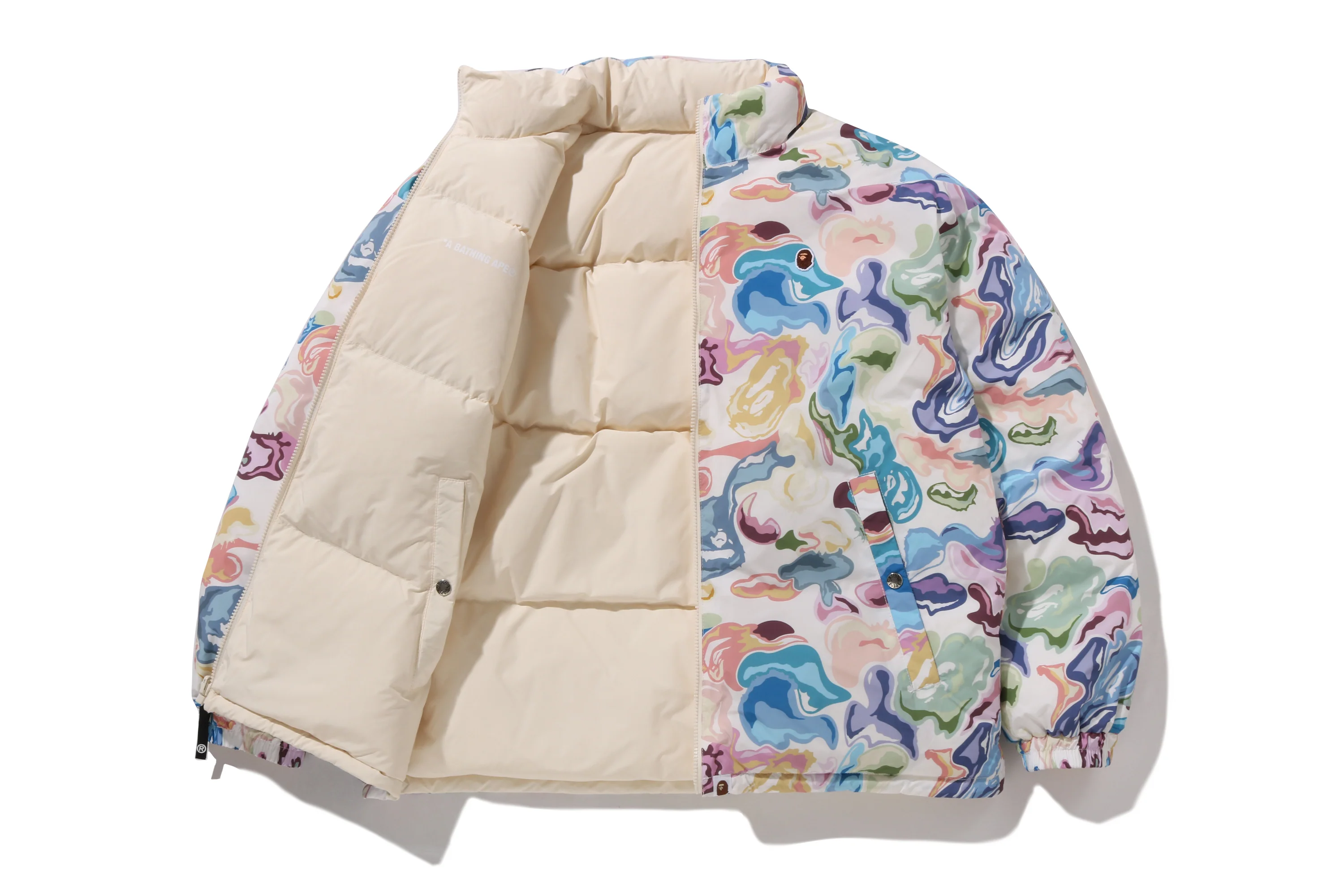 ART CAMO REVERSIBLE DOWN JACKET - Image 11