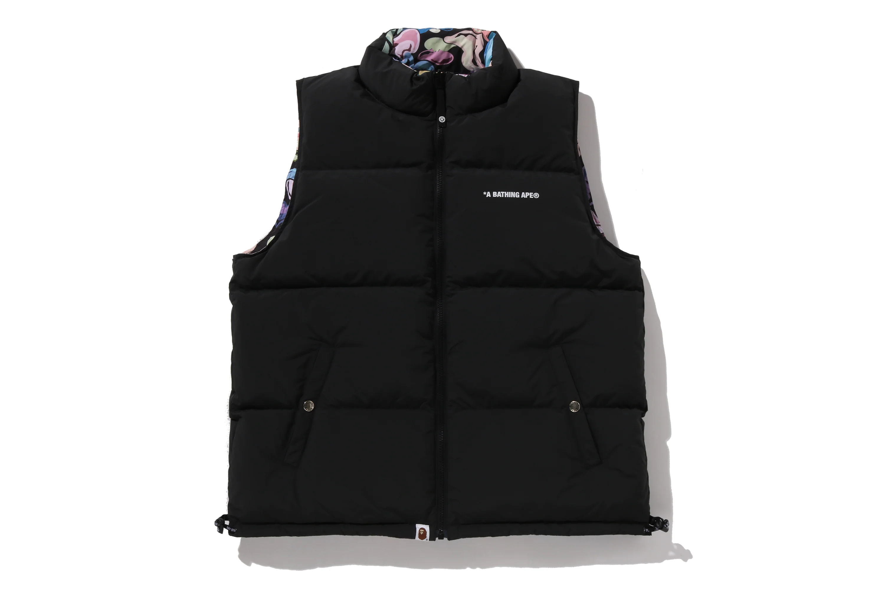 ART CAMO REVERSIBLE DOWN VEST - Image 5