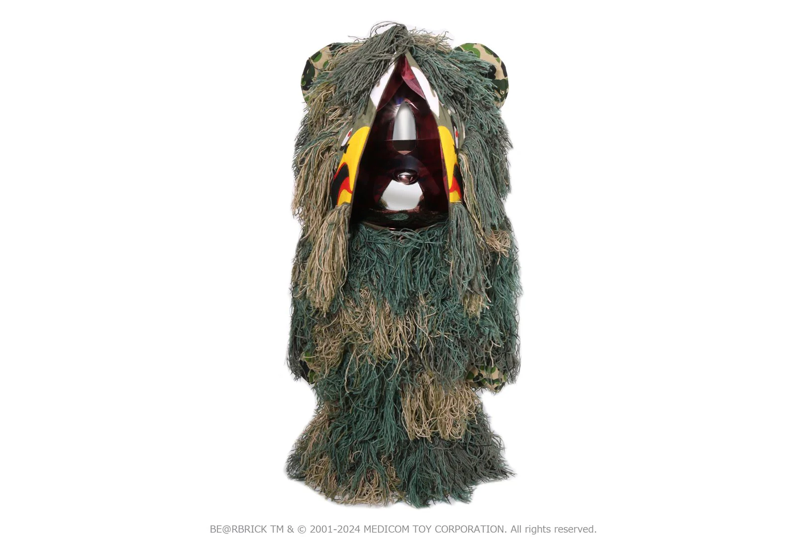 BAPE X READYMADE EAGLE GHILLIE SUIT BE@RBRICK 100% & 1000% JACKET - Image 6
