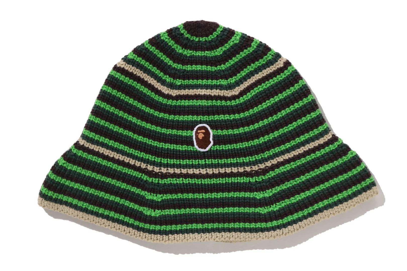 APE HEAD ONE POINT STRIPE KNIT HAT - Image 7