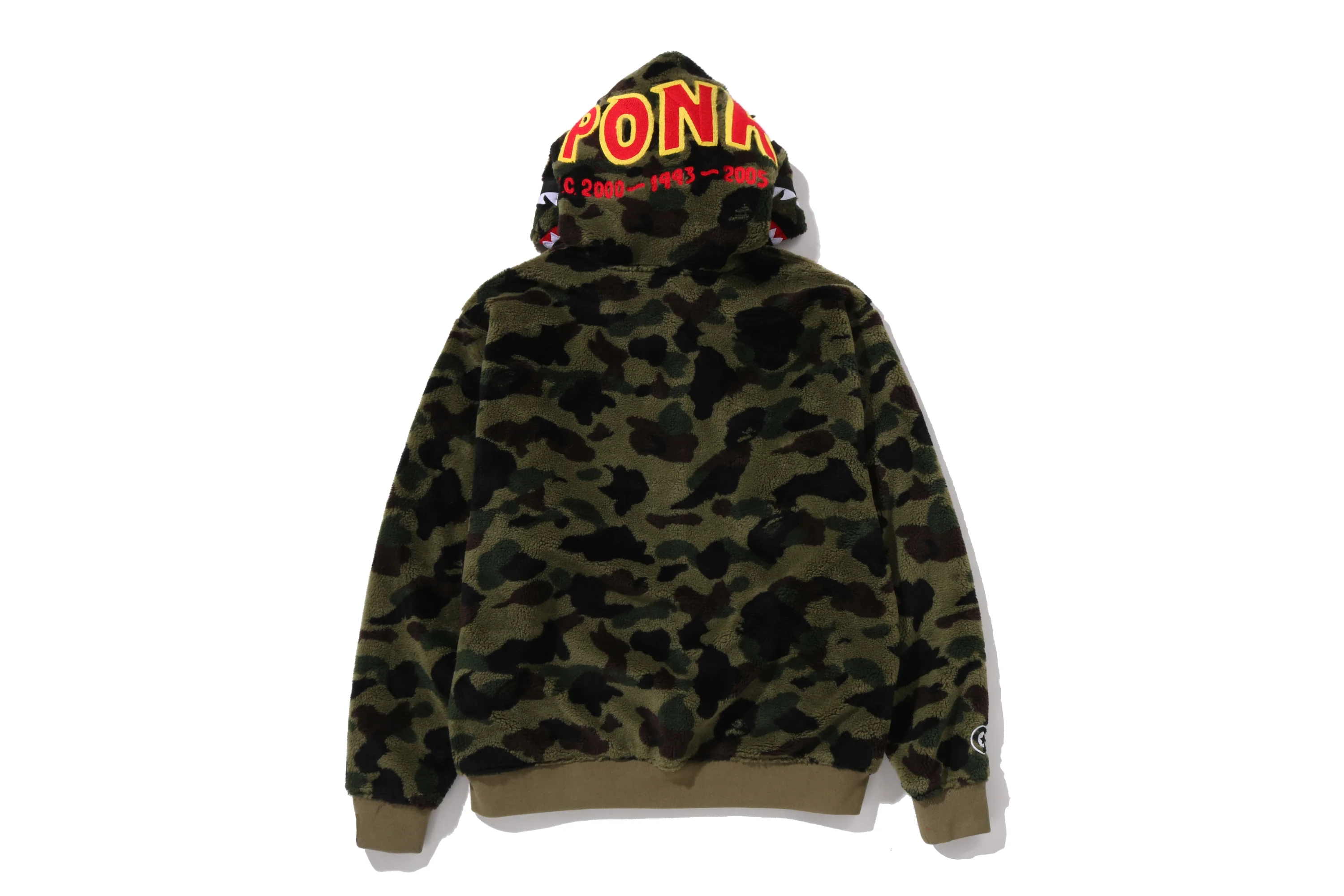1ST CAMO 2ND SHARK BOA HOODIE JACKET - Image 4