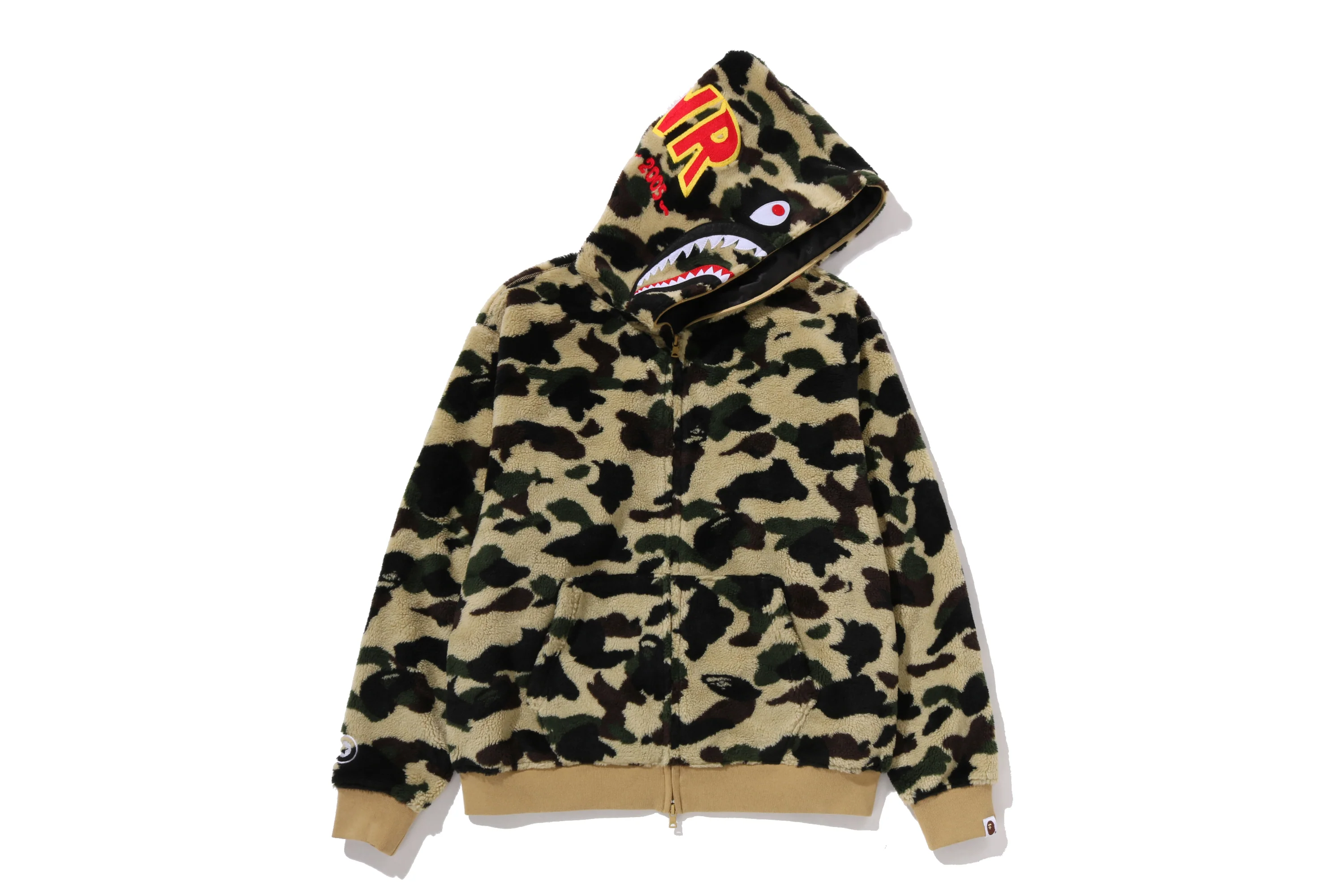 1ST CAMO 2ND SHARK BOA HOODIE JACKET - Image 6