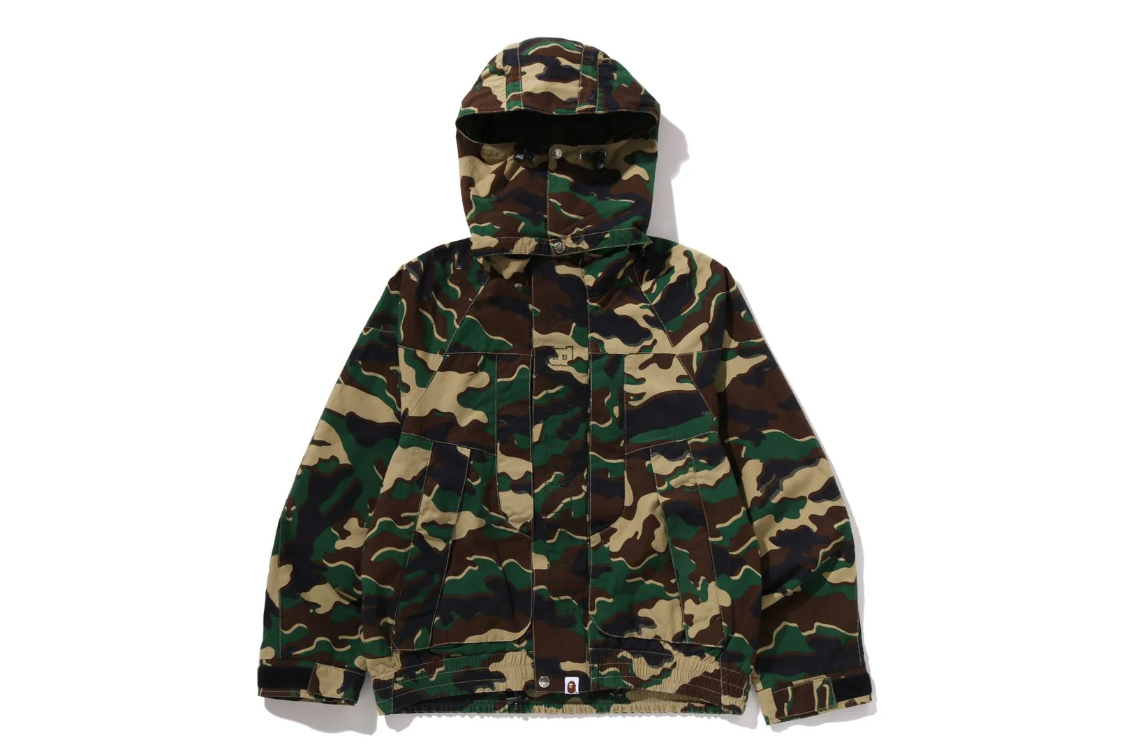 GLITCH WOODLAND CAMO SHORT SNOWBOARD JACKET - Image 5