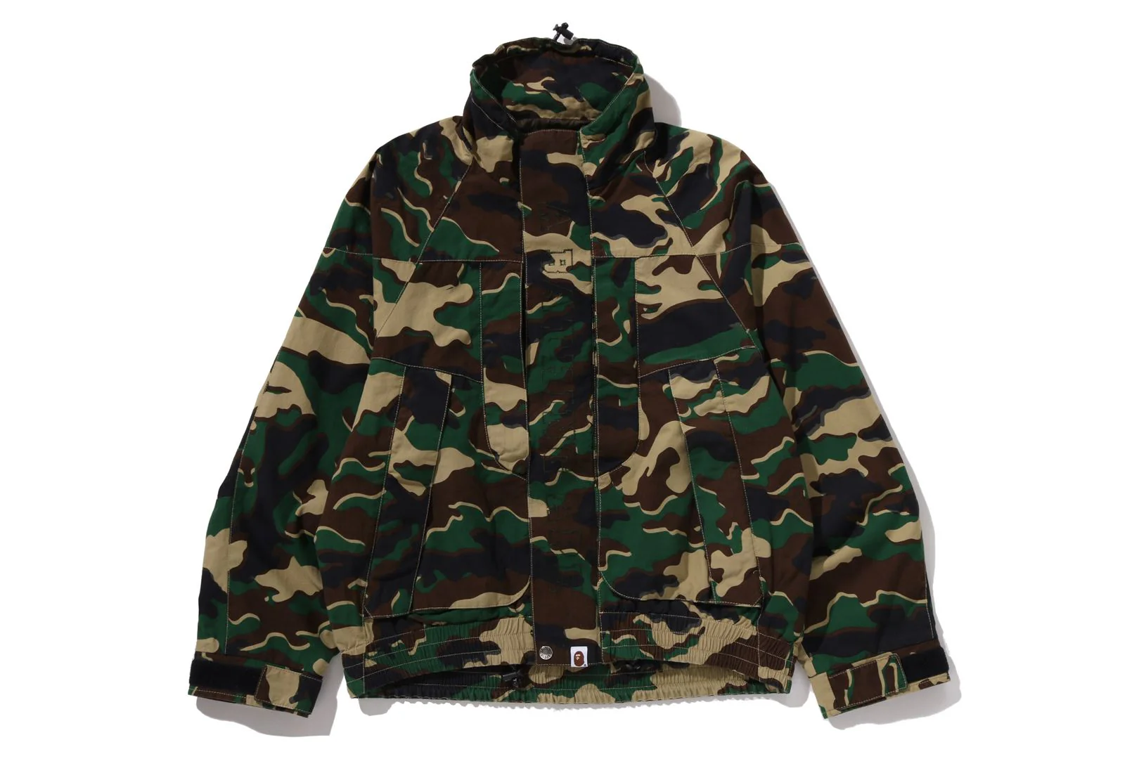 GLITCH WOODLAND CAMO SHORT SNOWBOARD JACKET - Image 6