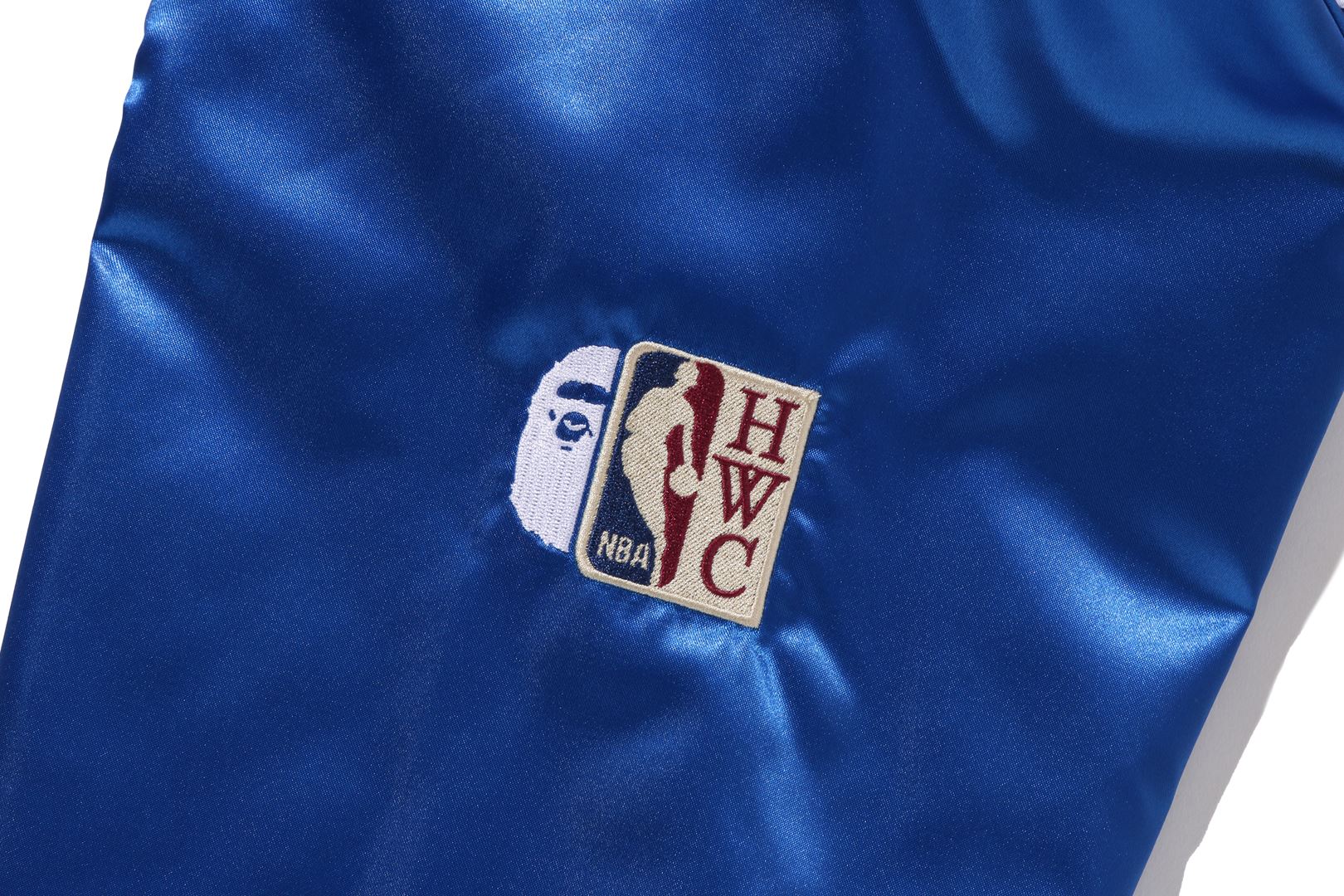 BAPE X M&N NBA - NEW YORK KNICKS SATIN JACKET - Image 6