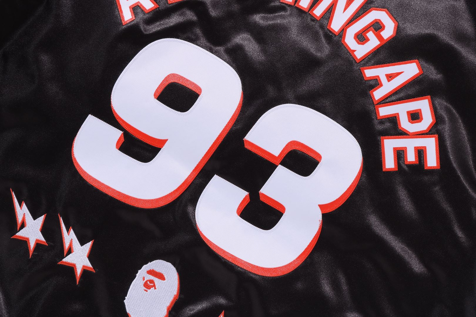 BAPE X M&N NBA - PHOENIX SUNS SATIN JACKET - Image 5
