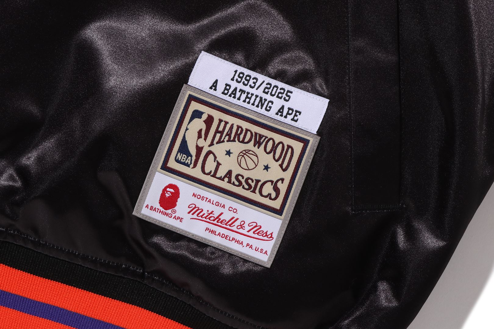 BAPE X M&N NBA - PHOENIX SUNS SATIN JACKET - Image 6