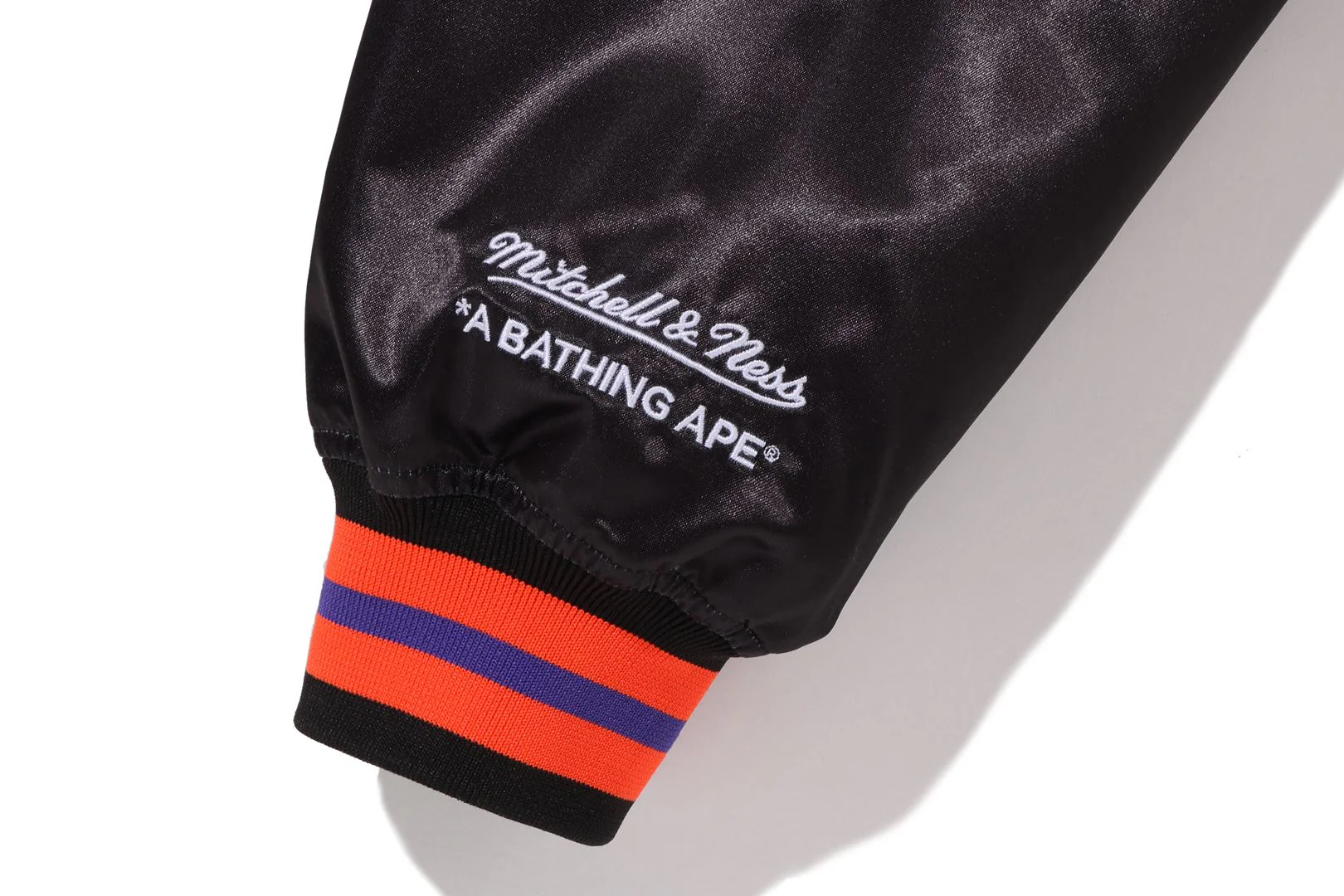 BAPE X M&N NBA - PHOENIX SUNS SATIN JACKET - Image 9