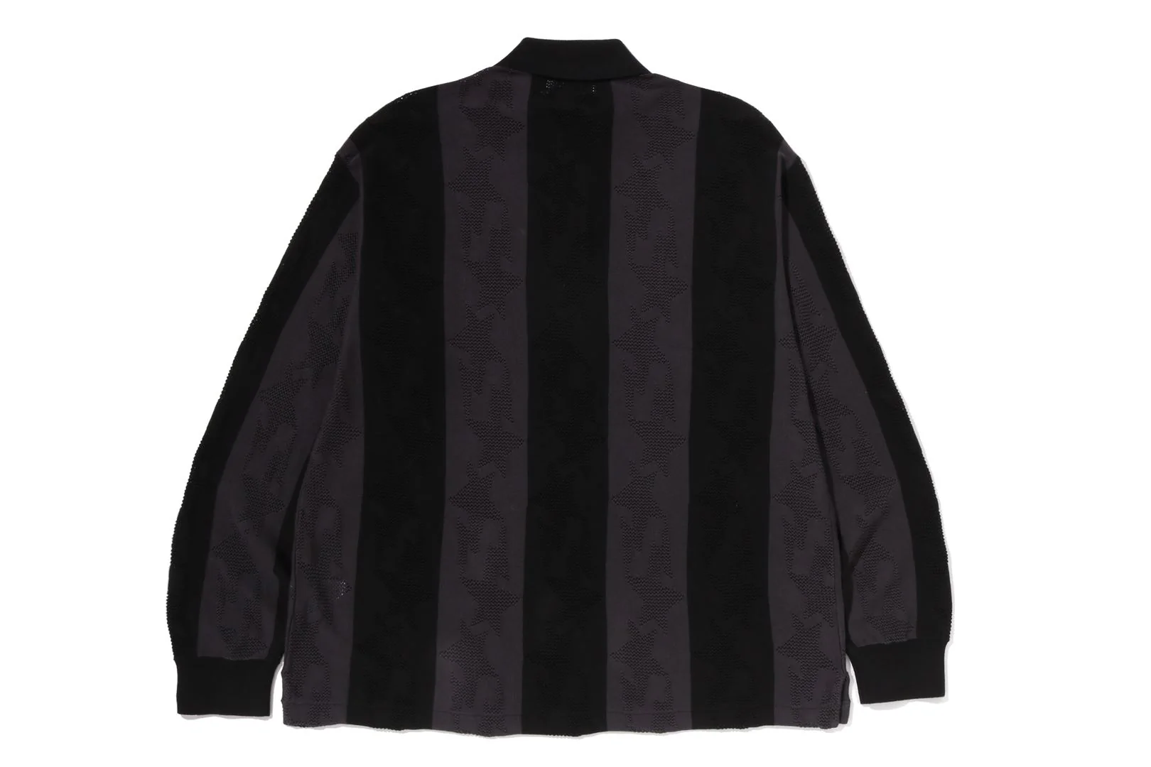 STA STRIPE PATTERN JACQUARD MULTI LOGO RELAXED FIT LS TEE - Image 7