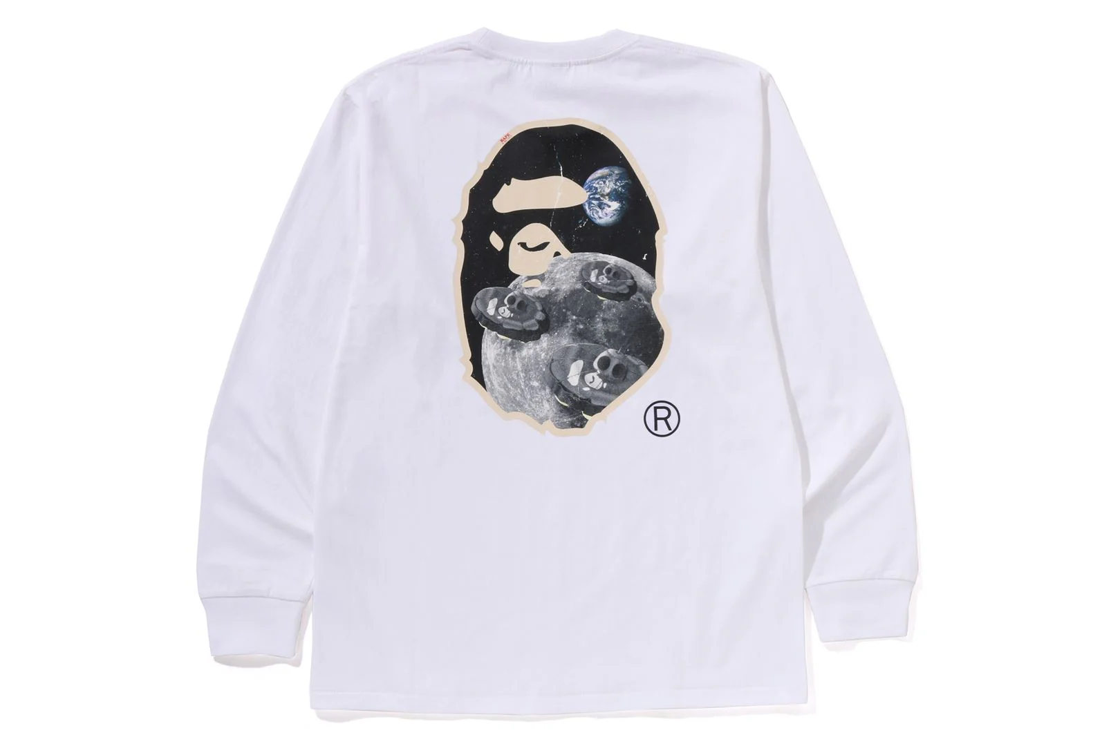MOON APE HEAD OLD PHOTO L/S TEE - Image 6