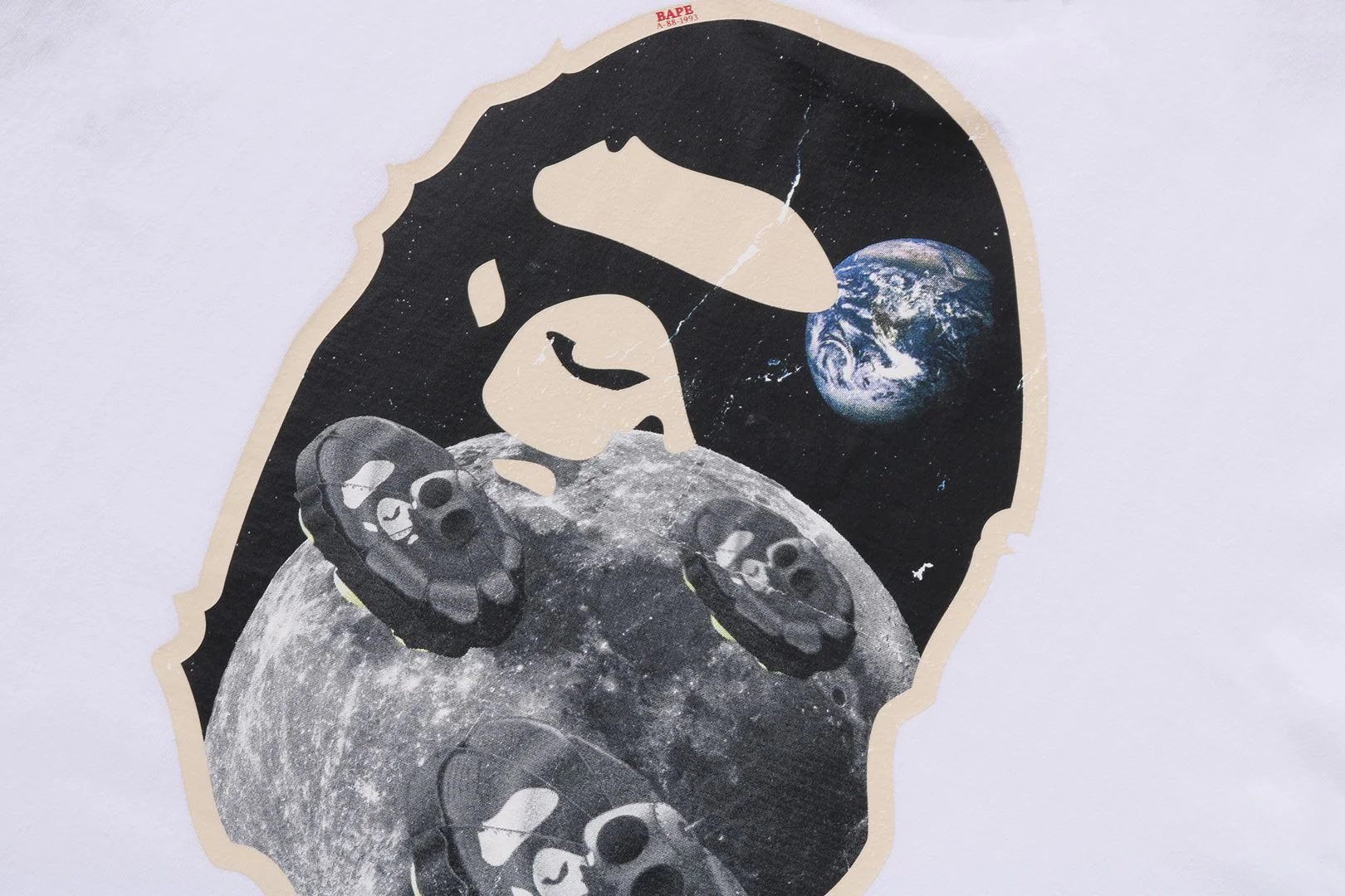 MOON APE HEAD OLD PHOTO L/S TEE - Image 8