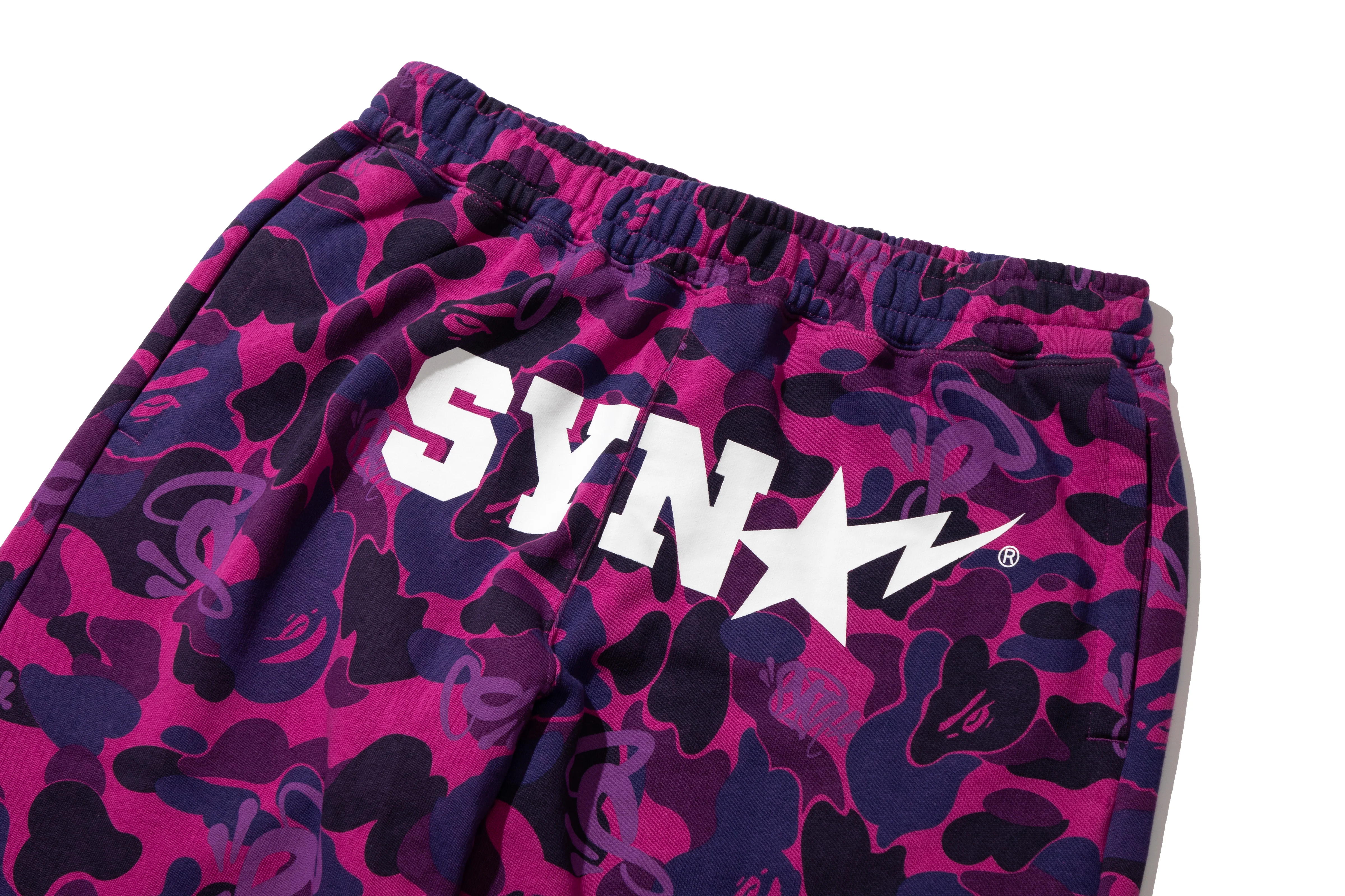 BAPE X SPOTIFY BY CENTRAL CEE CAMO RELAXED FIT SWEATPANTS - Image 3