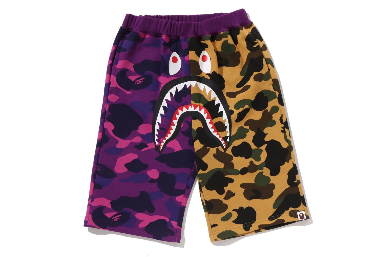 SPLIT CAMO SHARK SWEAT SHORTS JUNIOR - Image 3