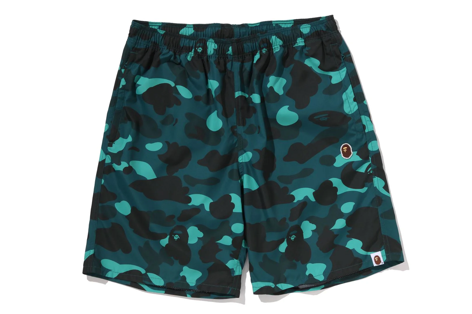 COLOR CAMO APE HEAD ONE POINT BEACH SHORTS - Image 5