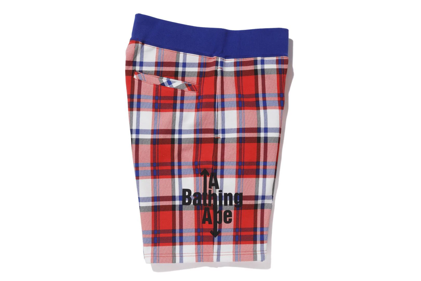 BAPE STORE LONDON BAPE CHECK SWEAT SHORT - Image 3