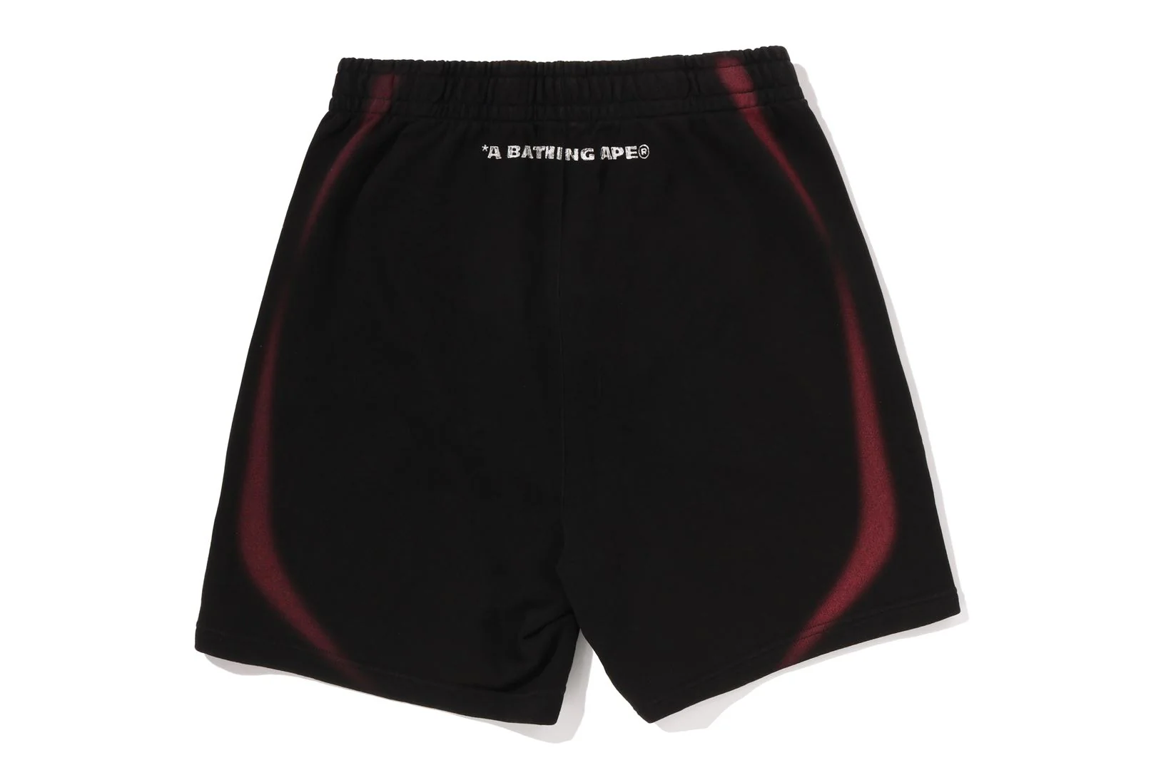 HEAVY WASH HAND DRAW FOOTBALL LOGO RELAXED FIT SWEAT SHORTS - Image 2