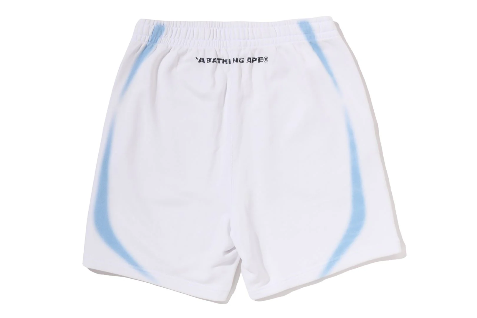 HEAVY WASH HAND DRAW FOOTBALL LOGO RELAXED FIT SWEAT SHORTS - Image 6