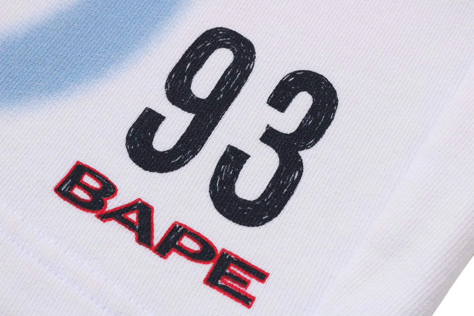 HEAVY WASH HAND DRAW FOOTBALL LOGO RELAXED FIT SWEAT SHORTS - Image 7