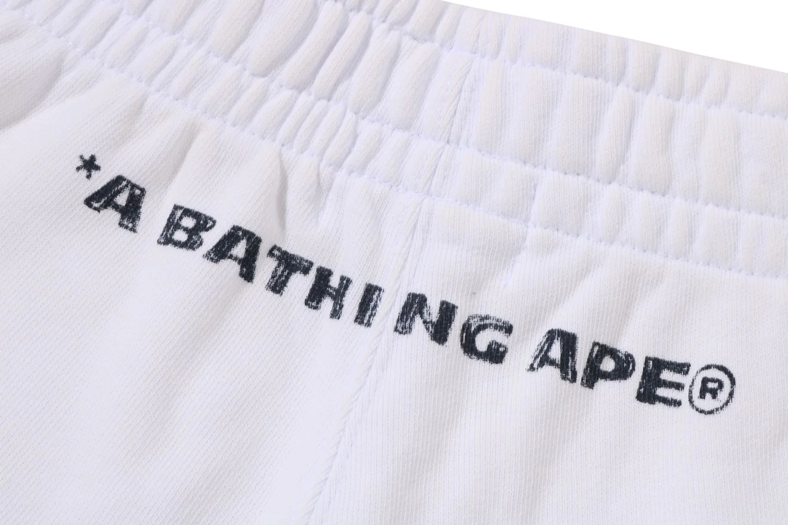 HEAVY WASH HAND DRAW FOOTBALL LOGO RELAXED FIT SWEAT SHORTS - Image 9
