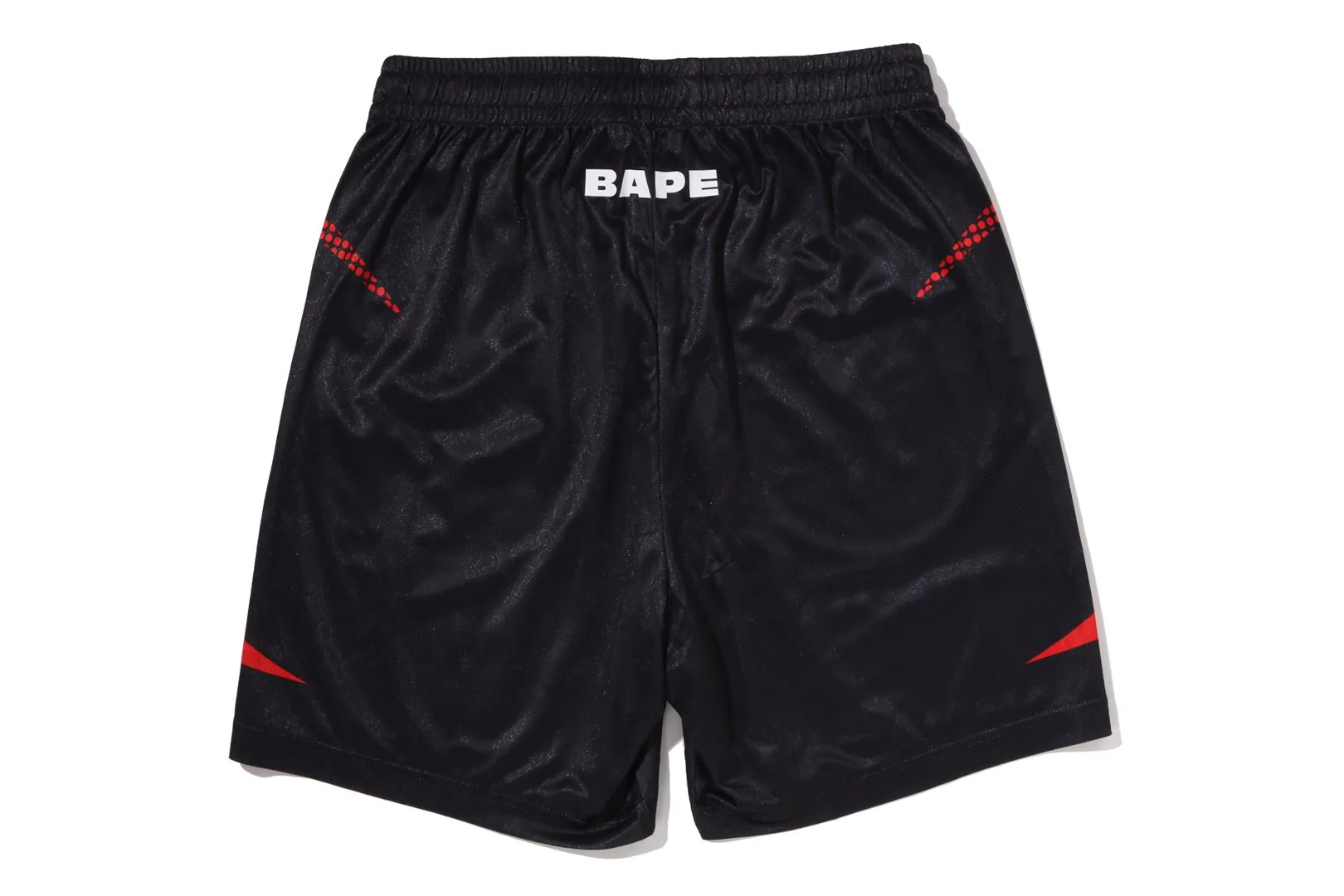 APE FLAME MONOGRAM JACQUARD RELAXED FIT FOOTBALL SHORTS - Image 2