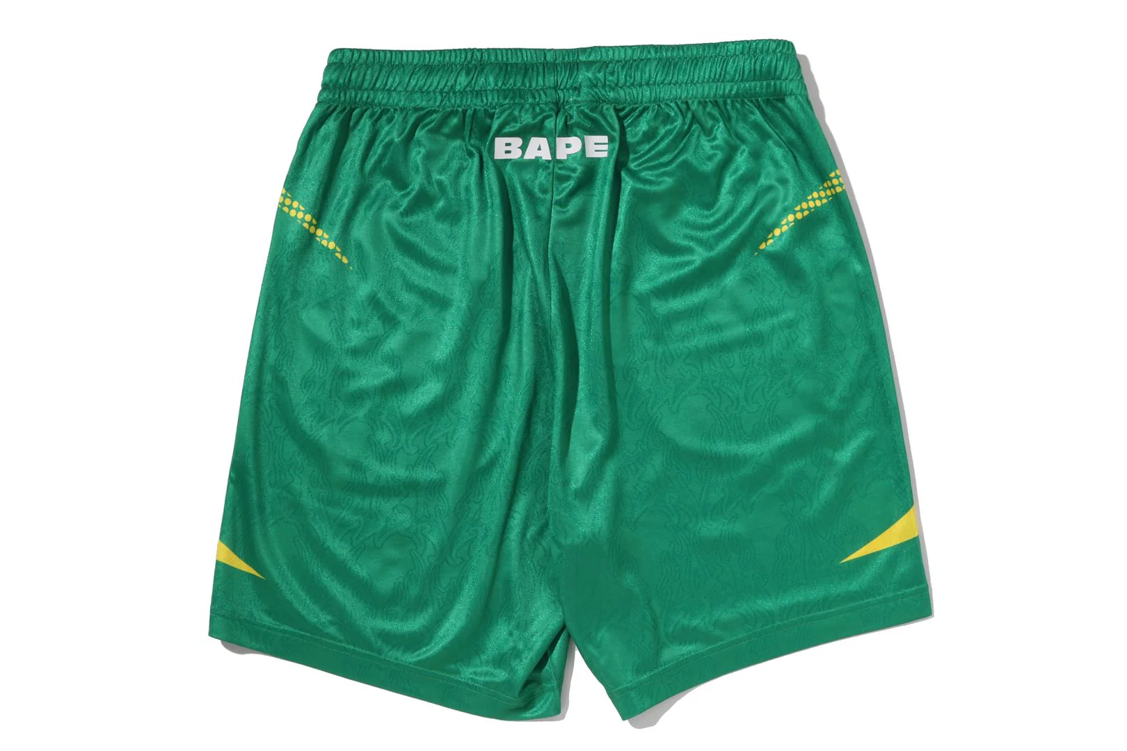 APE FLAME MONOGRAM JACQUARD RELAXED FIT FOOTBALL SHORTS - Image 5