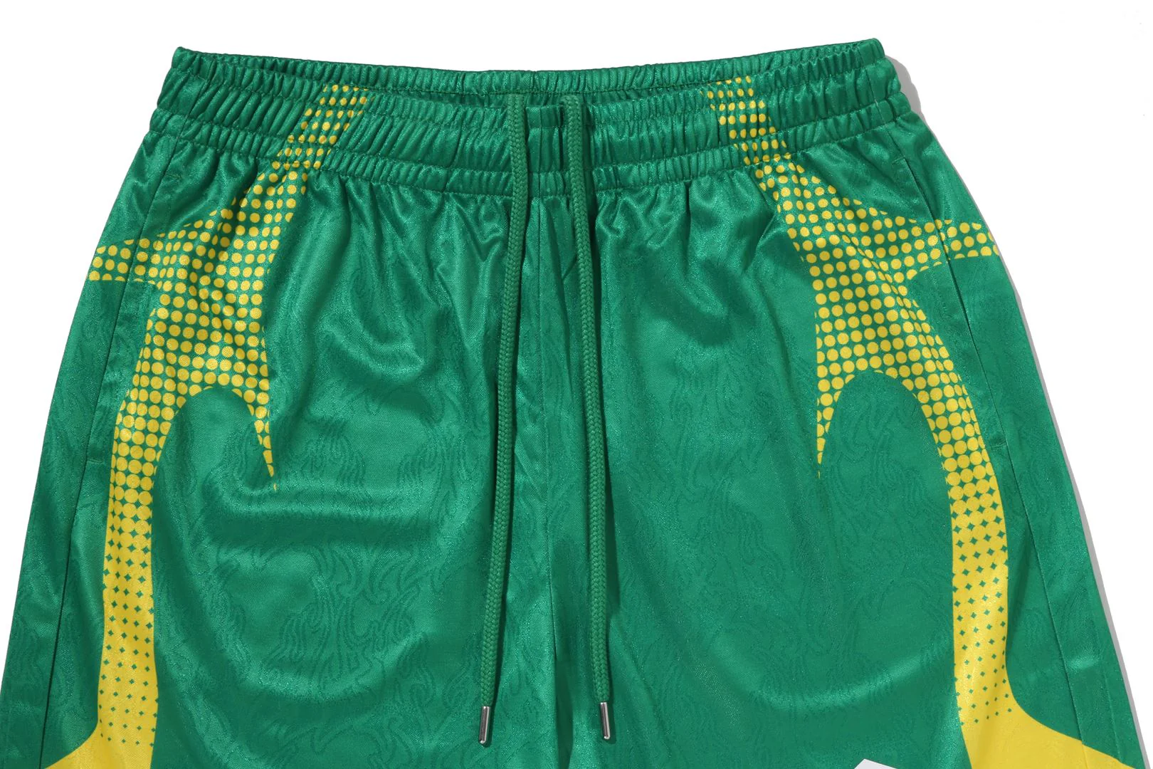 APE FLAME MONOGRAM JACQUARD RELAXED FIT FOOTBALL SHORTS - Image 6