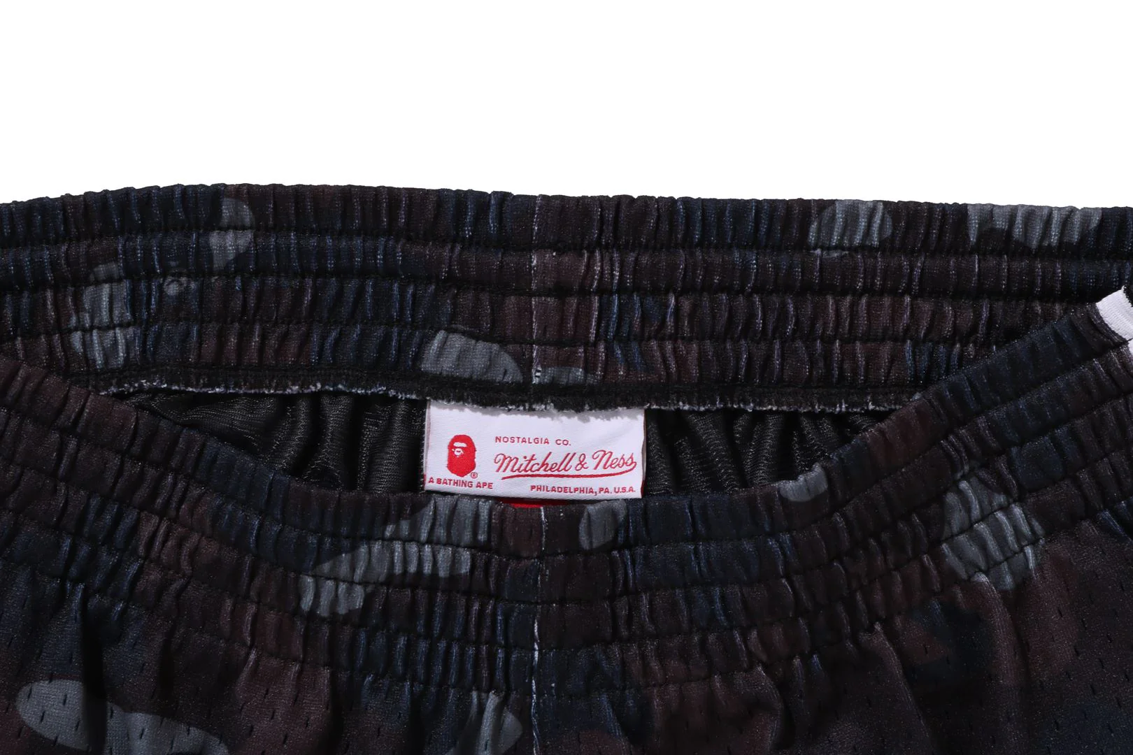 BAPE X M&N NBA - NEW JERSEY NETS SWINGMAN SHORTS - Image 6