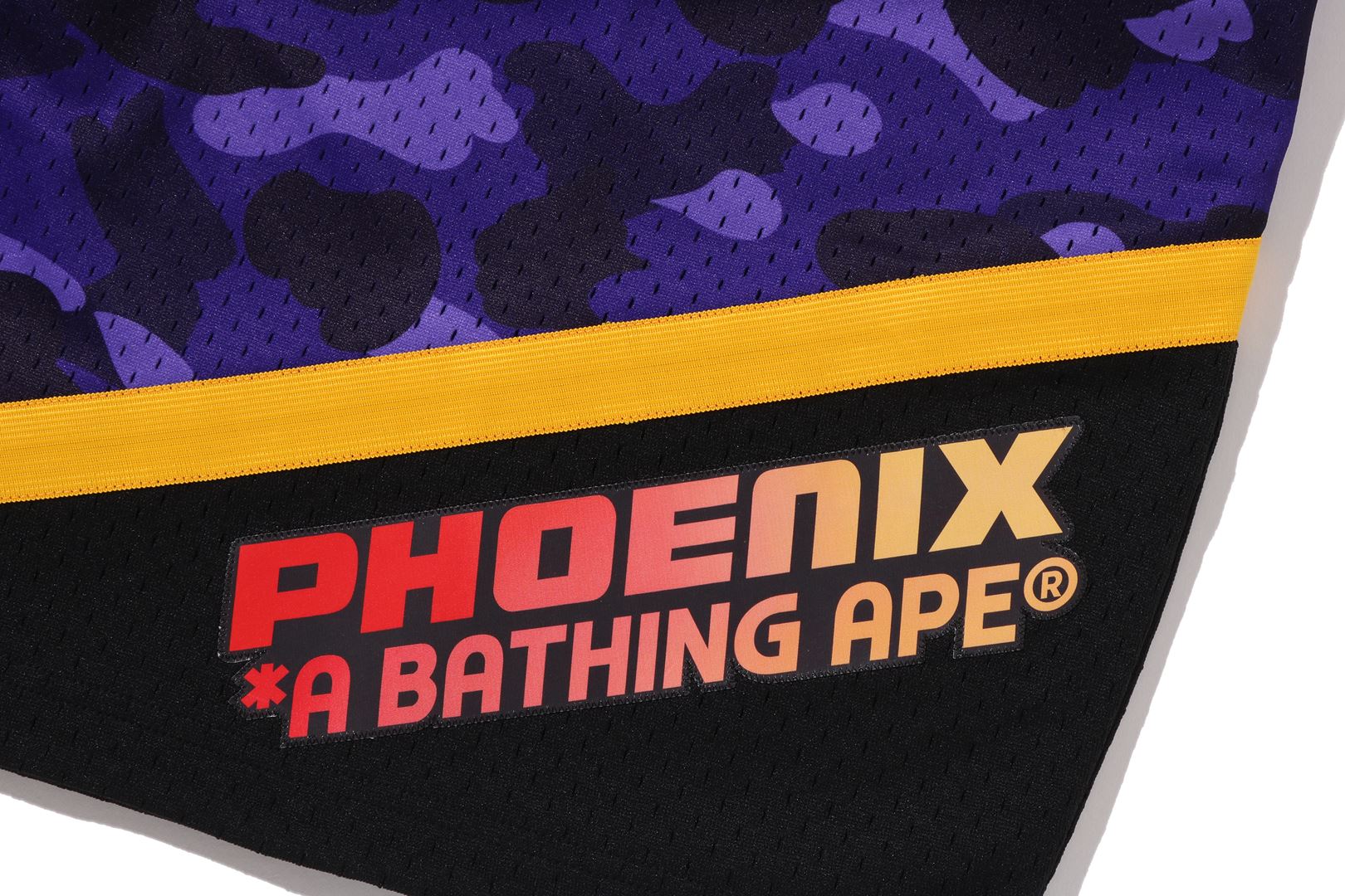 BAPE X M&N NBA - PHOENIX SUNS SWINGMAN SHORTS - Image 4