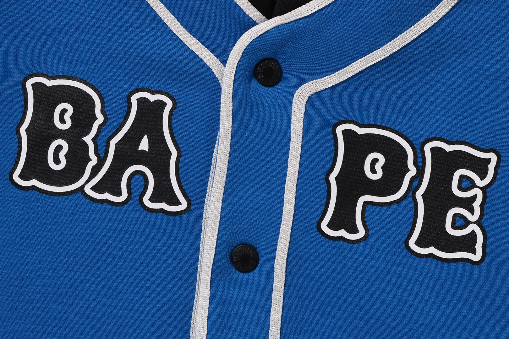 BAPE LOGO LAYERED BASEBALL SWEATSHIRT KIDS - Image 3