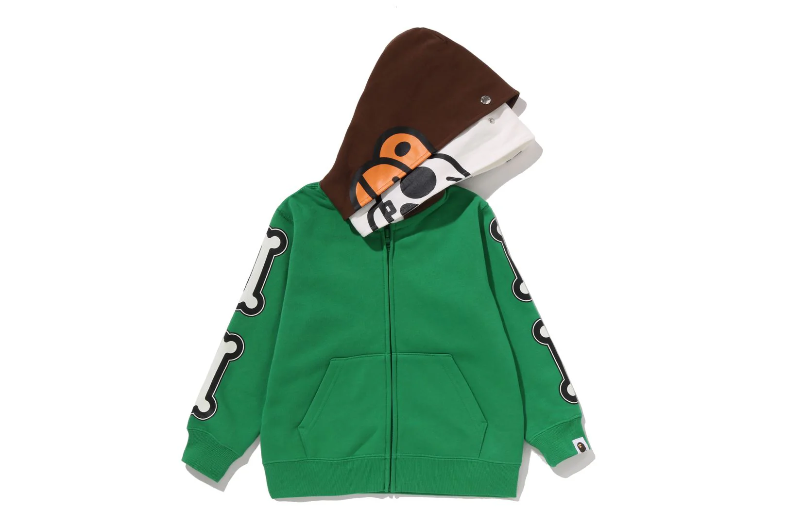 BABY MILO SKULL ZIP DOUBLE HOODIE KIDS - Image 10