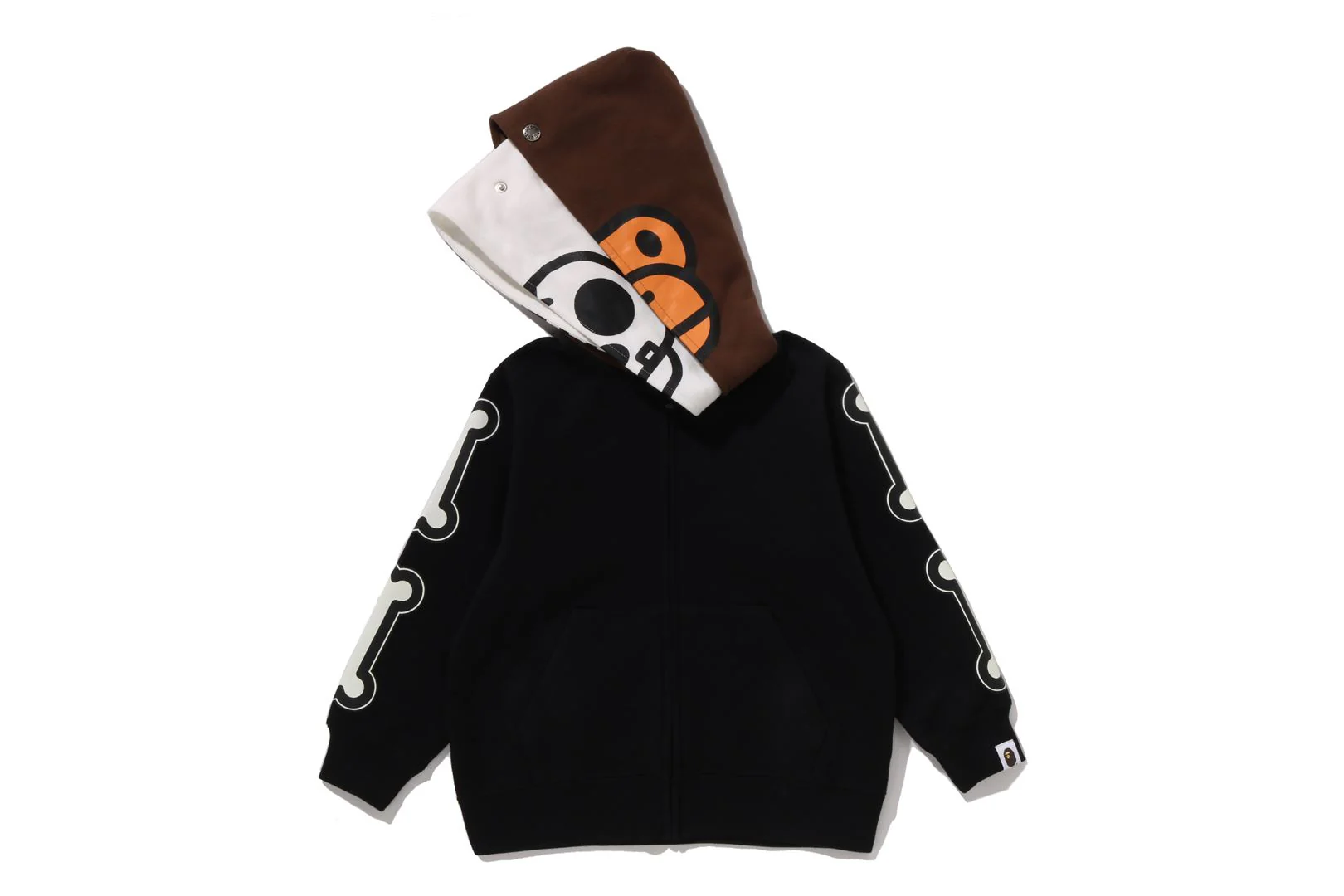 BABY MILO SKULL ZIP DOUBLE HOODIE KIDS - Image 3
