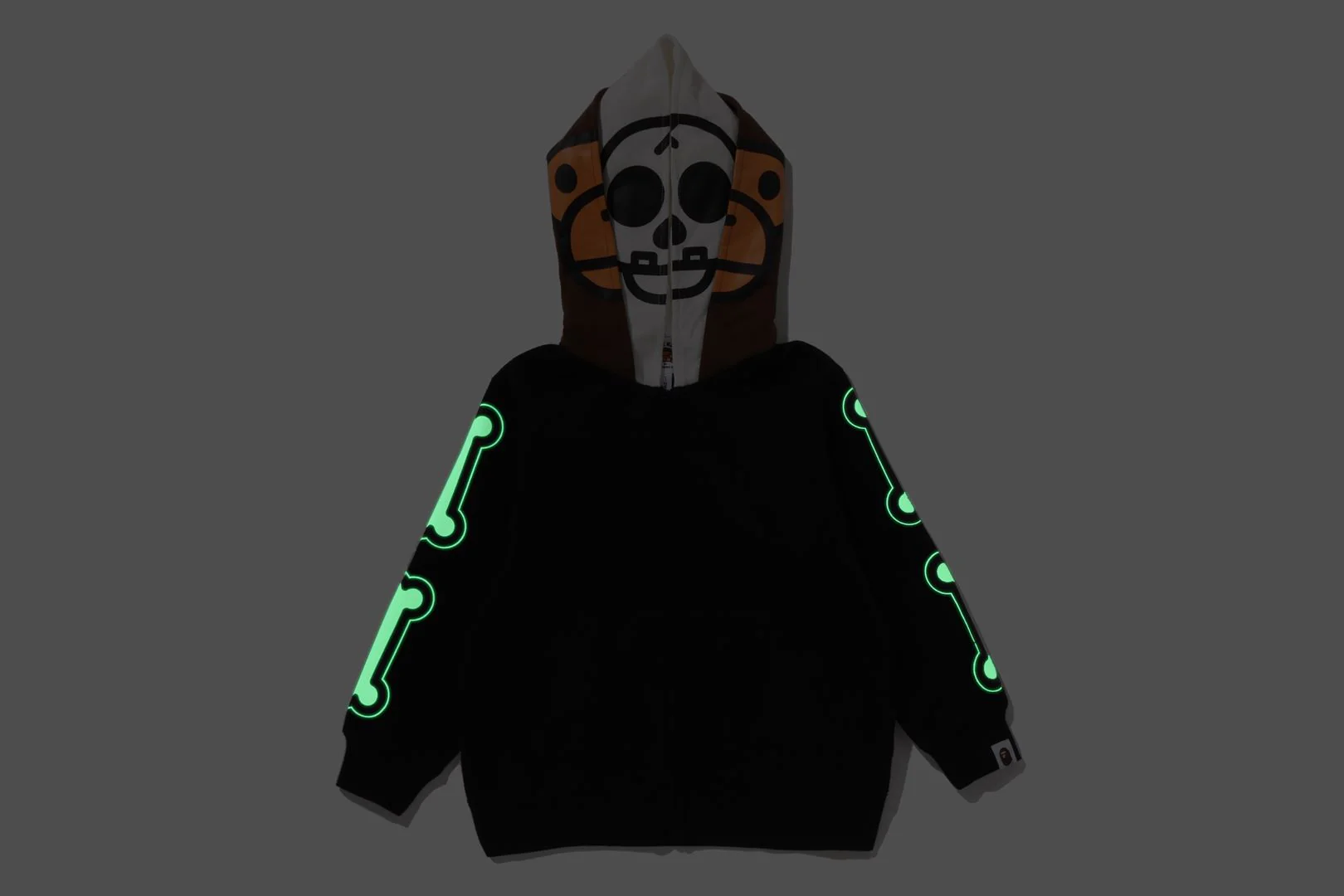 BABY MILO SKULL ZIP DOUBLE HOODIE KIDS - Image 7