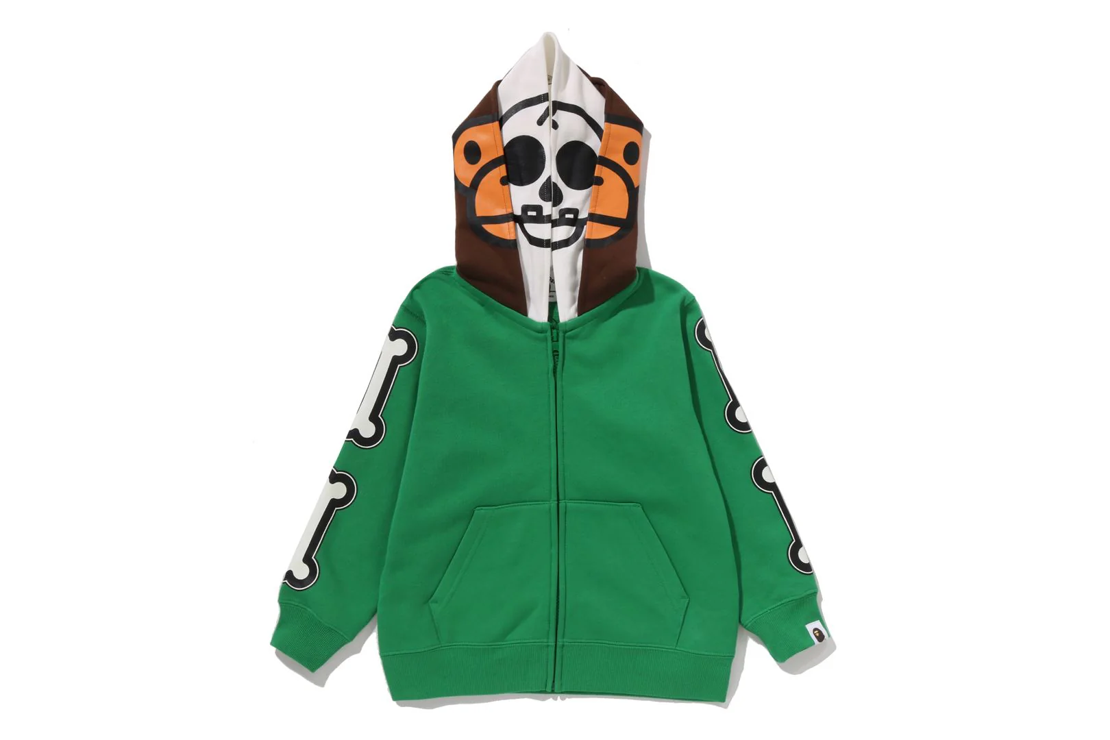 BABY MILO SKULL ZIP DOUBLE HOODIE KIDS - Image 9