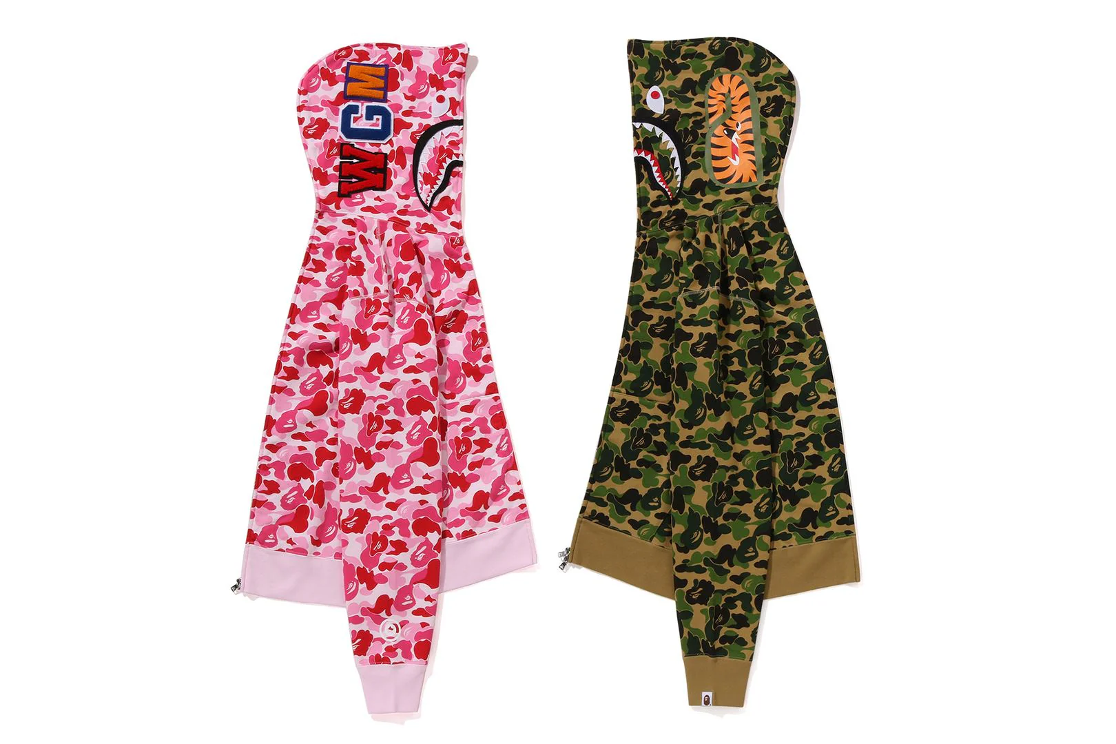 ABC CAMO SEPARATE SHARK FULL ZIP HOODIE - Image 10