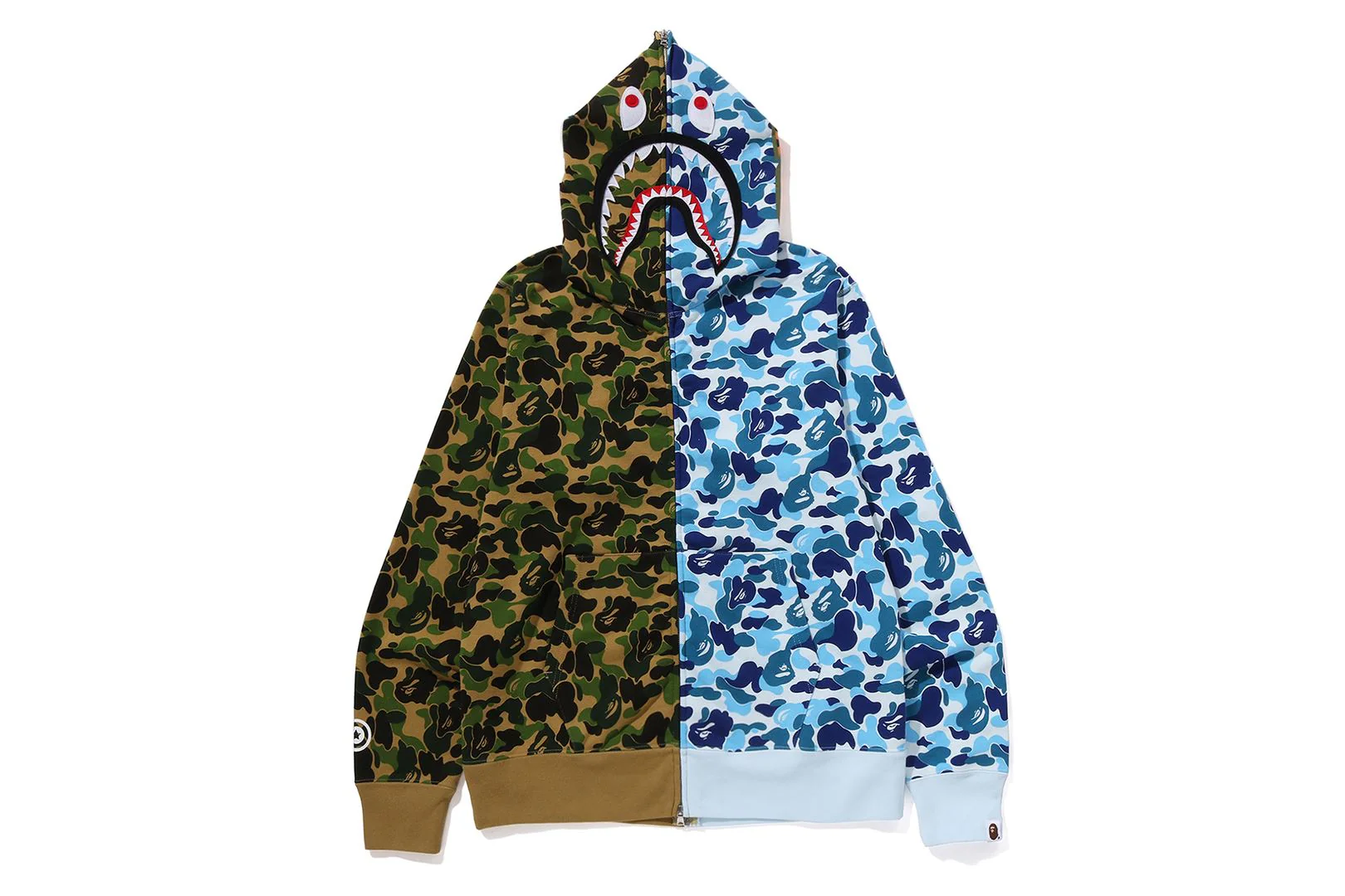 ABC CAMO SEPARATE SHARK FULL ZIP HOODIE - Image 11